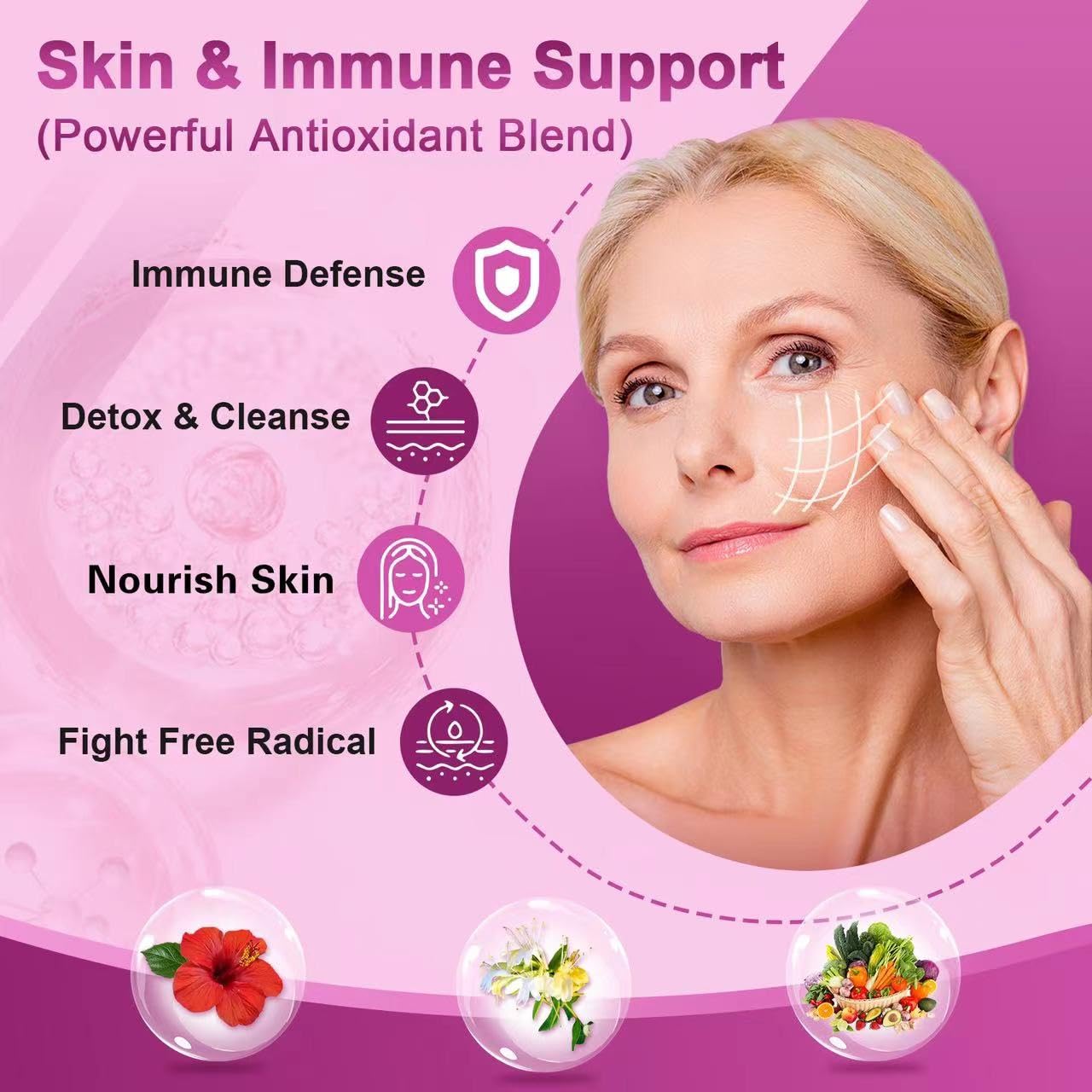 Probiotics for Women Digestive Health, 100 Billion CFUs Probiotic with Digestive Enzymes NATURE TARGET