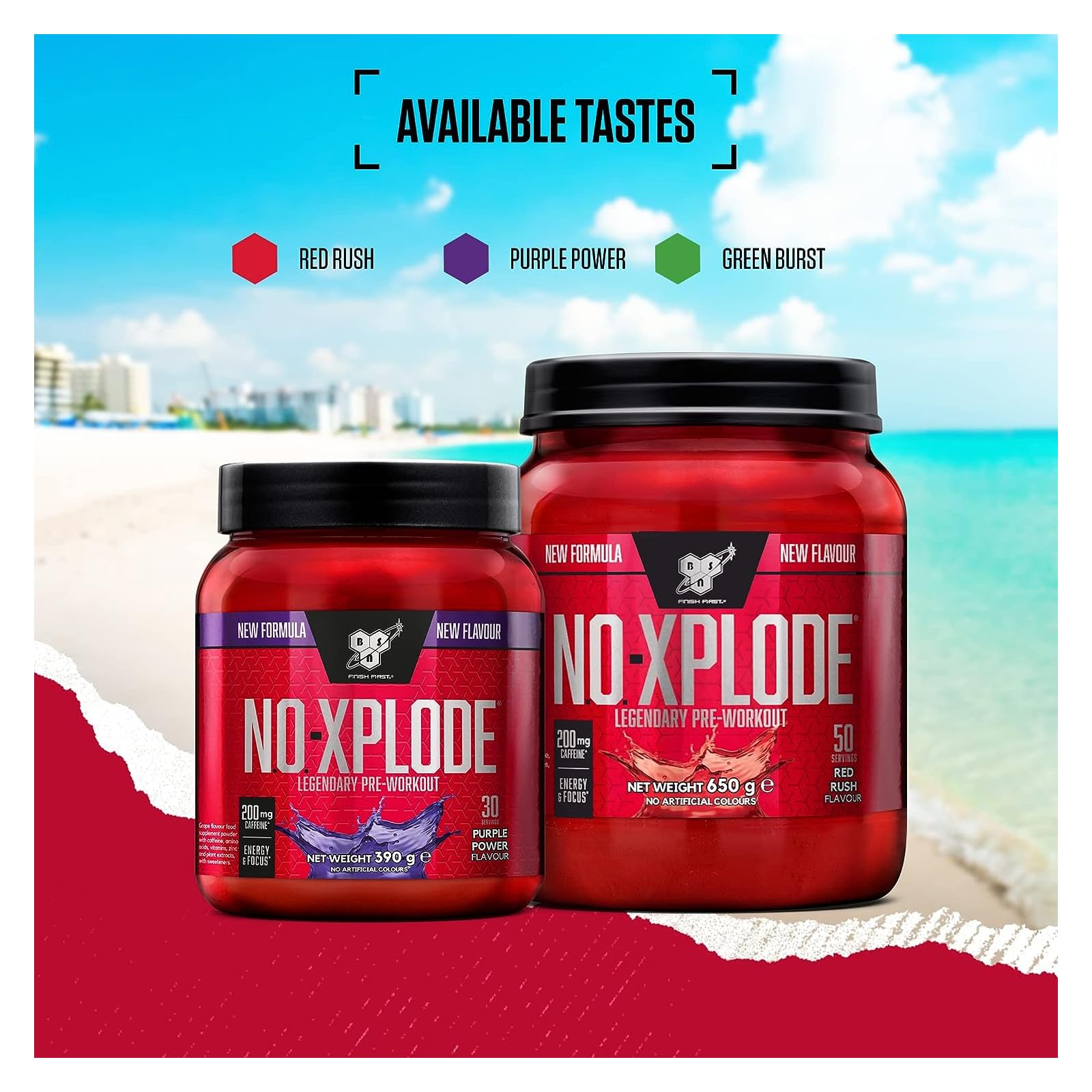 BSN Nutrition N.O.-Xplode Pre Workout Powder Food Supplement, Energy and Focus BSN