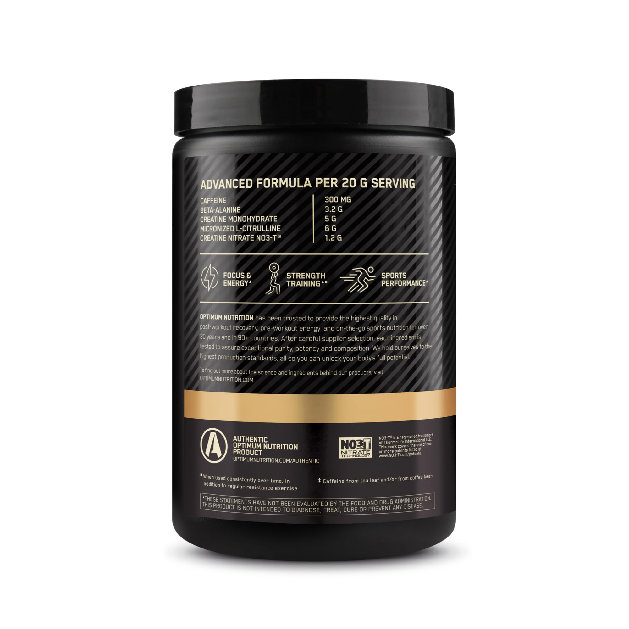 Optimum Nutrition Gold Standard Pre Workout Advanced, with Creatine, Beta-Alanine Optimum Nutrition