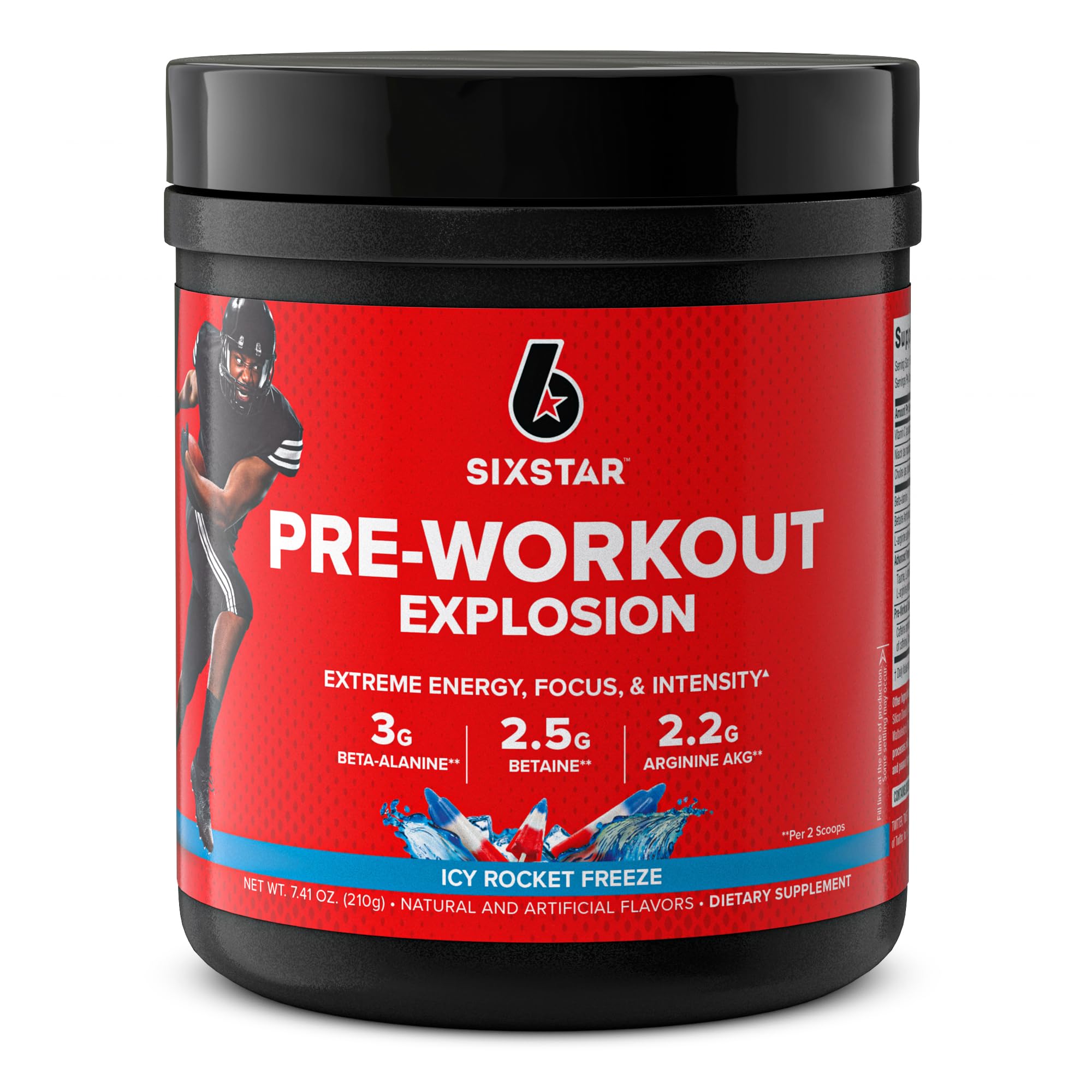 Six Star Pre Workout PreWorkout Explosion | Pre Workout Powder for Men & Women