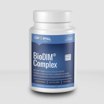 OPTIMALHEALTH BioDIM (Diindolylmethane) Complex | Supports Hormone Balance, Cellular Health
