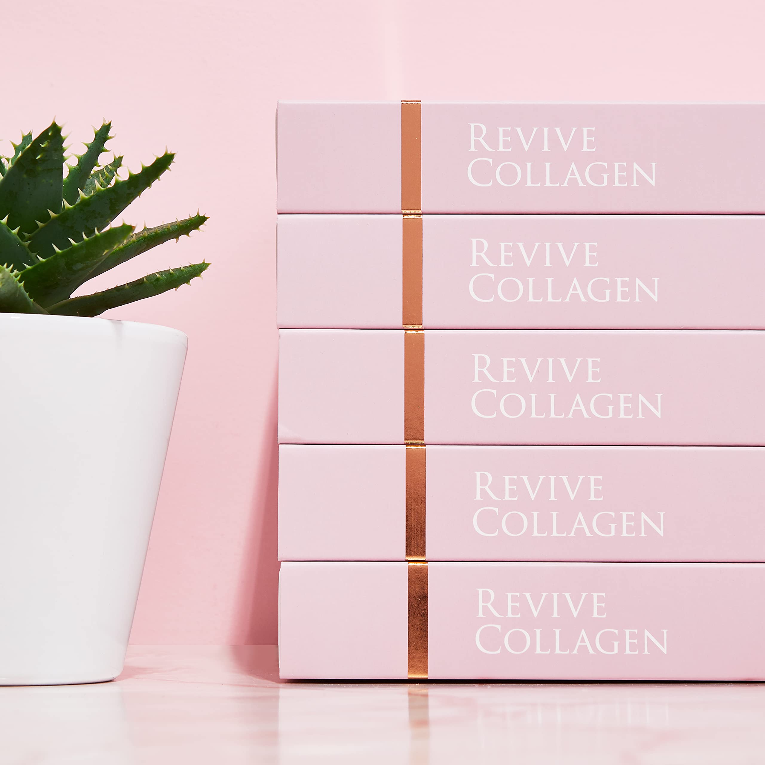 Revive Collagen Premium 8,500mg Hydrolysed Marine Collagen Drink with Added Hyaluronic Acid & Aloe Vera Revive Collagen