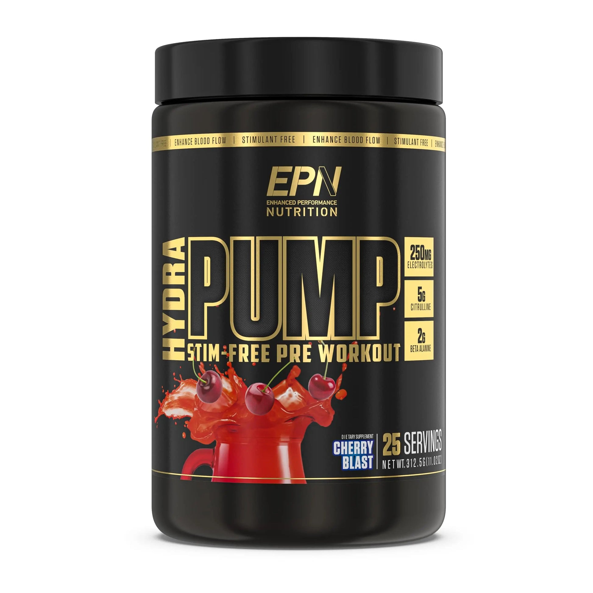HydraPump | #1 New Stim Free Pre Workout Powder w/ Nitric Oxide Booster, Electrolytes