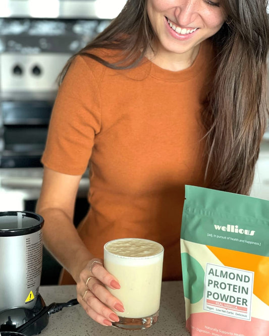 wellious – Clean Vegan Protein Powder – for Gut Health, Plant Based, Keto Friendly, No Sodium wellious