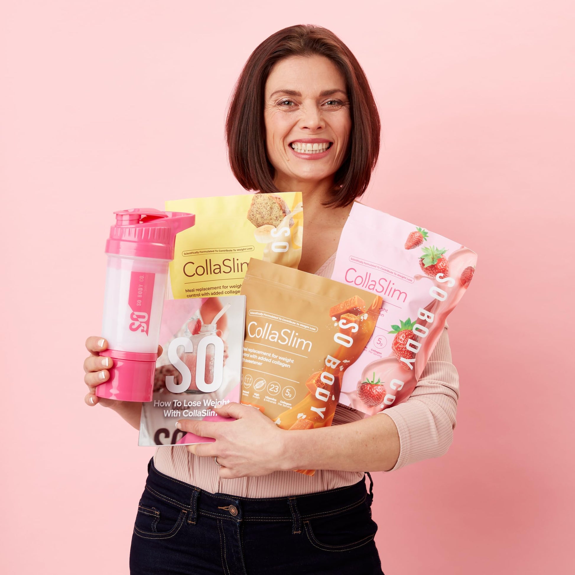 CollaSlim, Meal Replacement Shake with Added Collagen, Vitamins and Minerals, 800g So Body Co