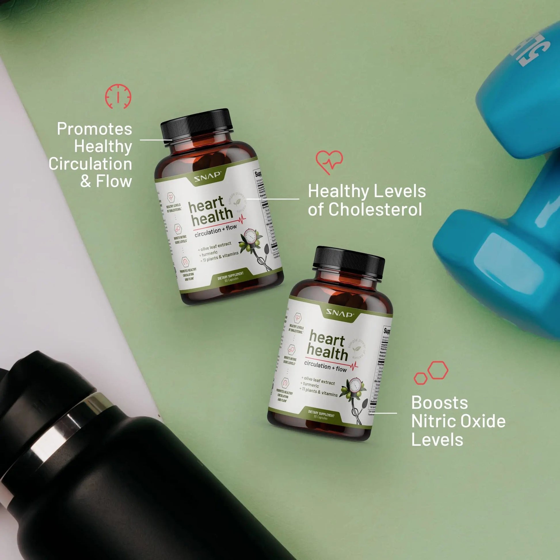 Snap Supplements Heart Health and Nitric Oxide Booster