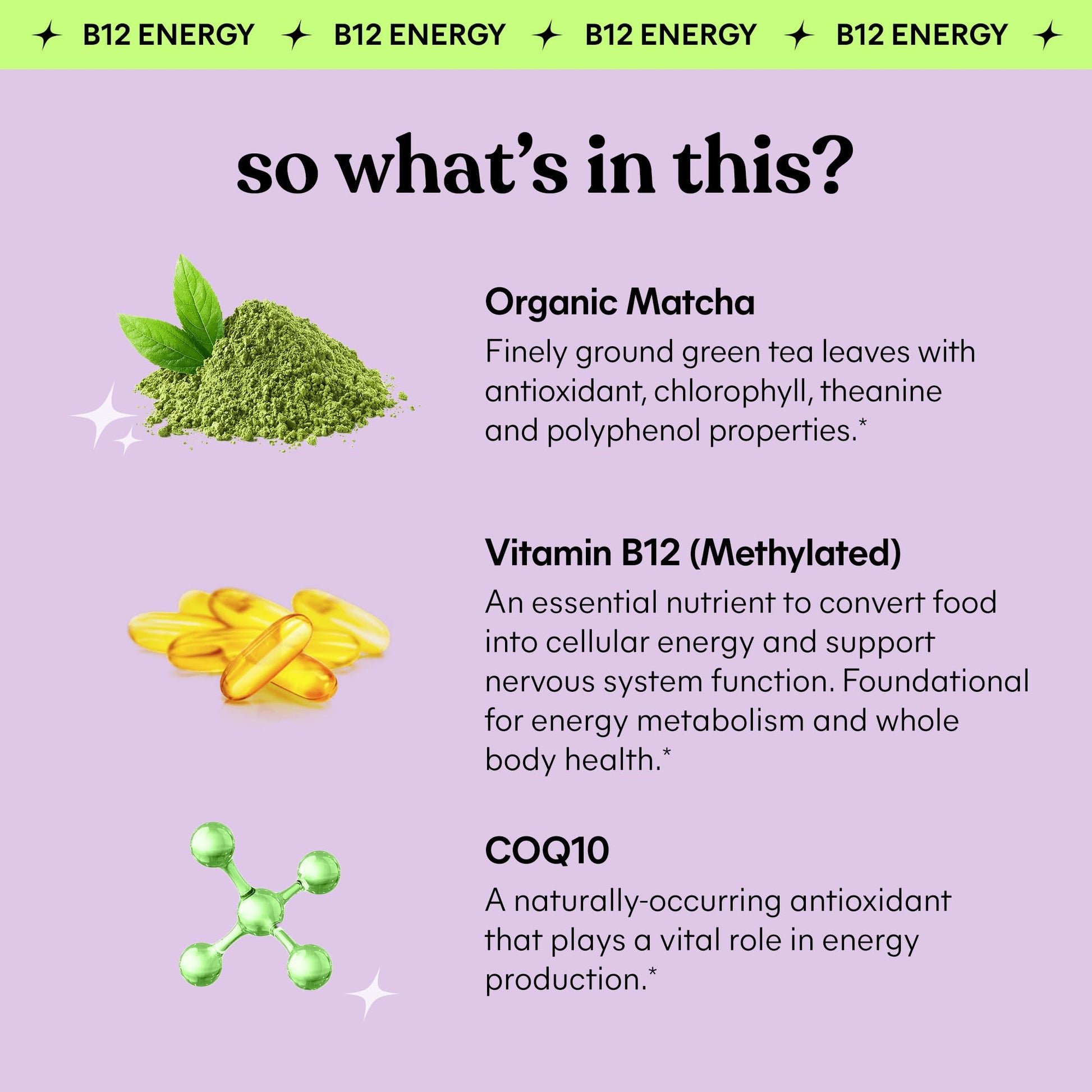 Lemme Matcha Superfood Energy Gummies with Organic Matcha Green Tea, Vitamin B12 Lemme