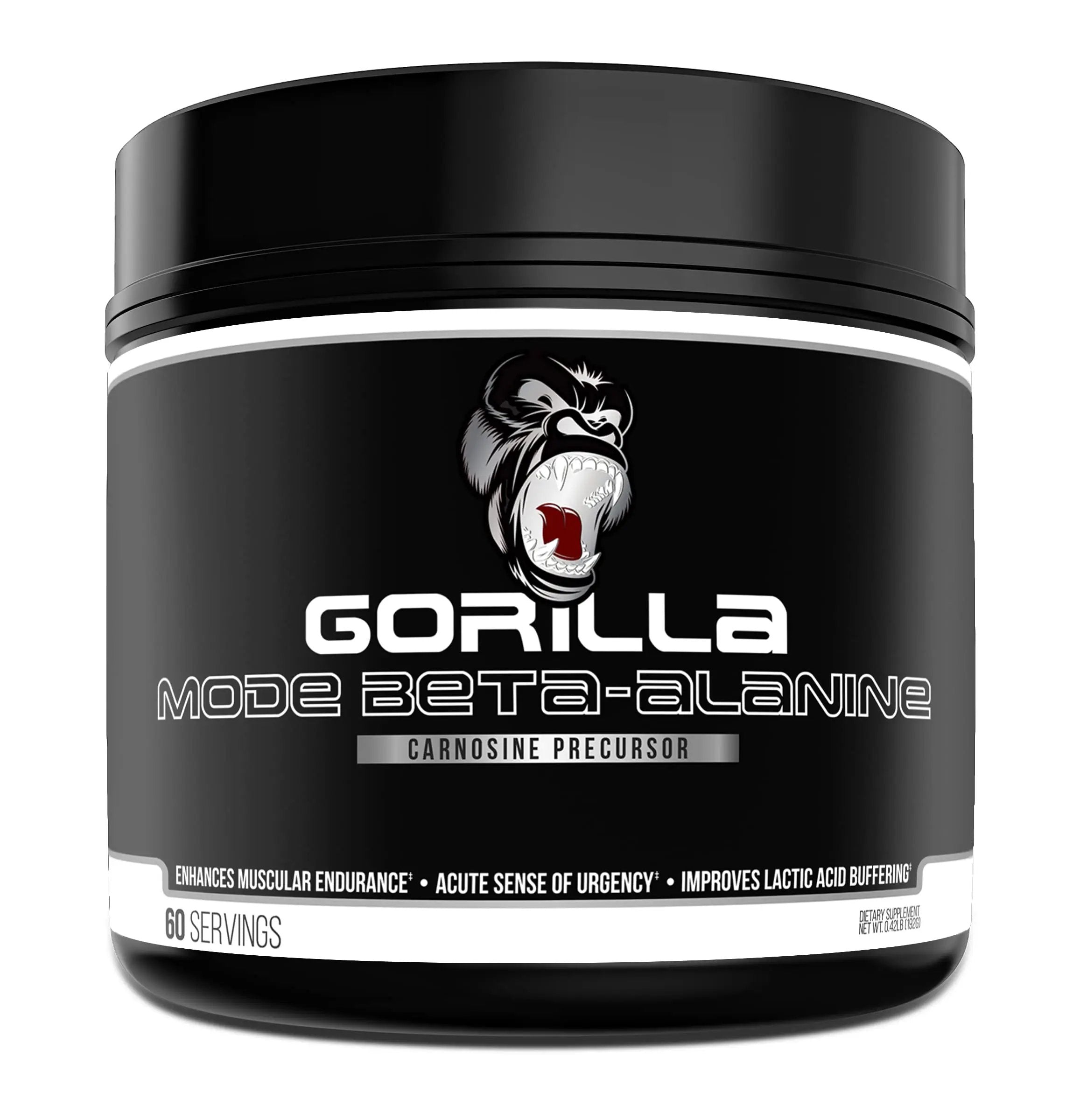 Gorilla Mode Beta-Alanine – Carnosine Precursor/Enhanced Muscular Endurance