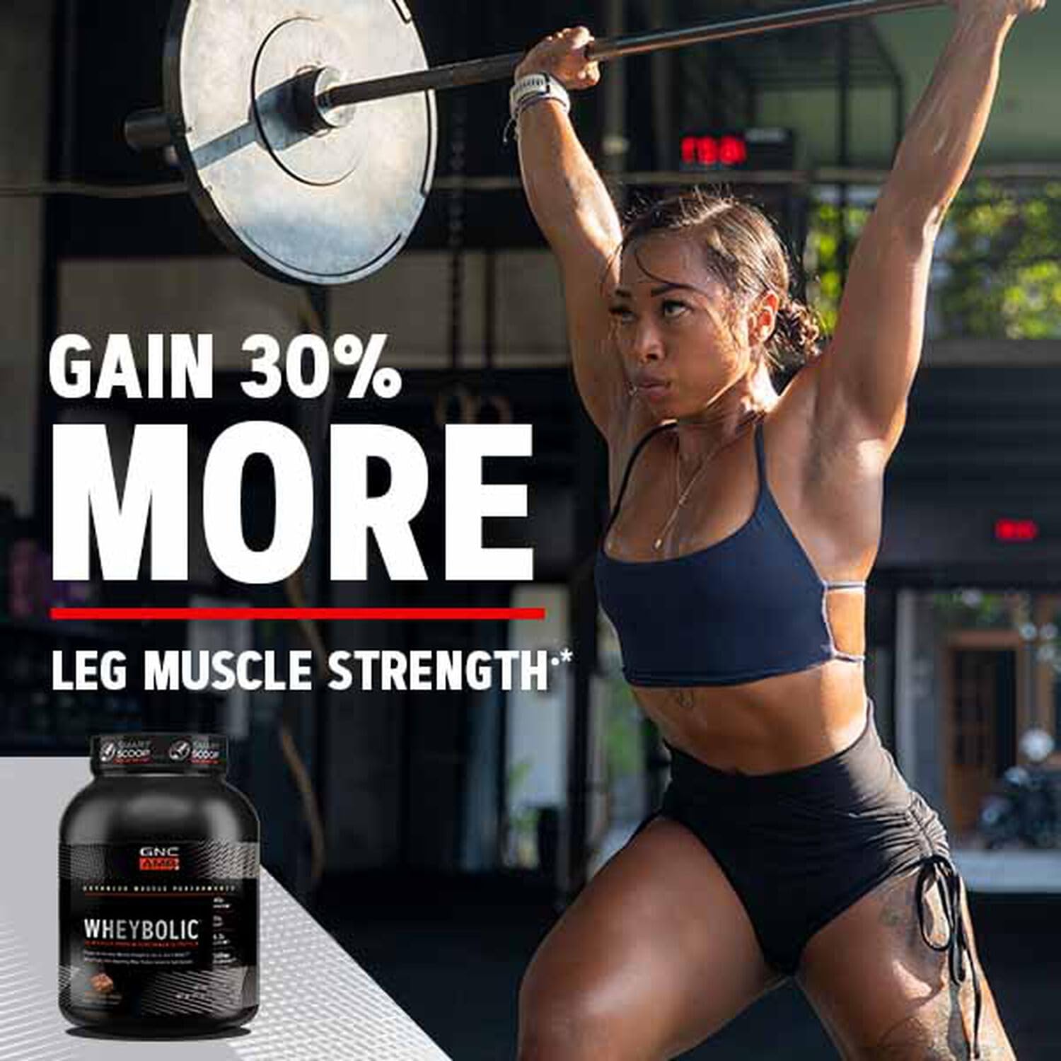 GNC AMP Wheybolic Protein Powder | Targeted Muscle Building and Workout Support Formula GNC