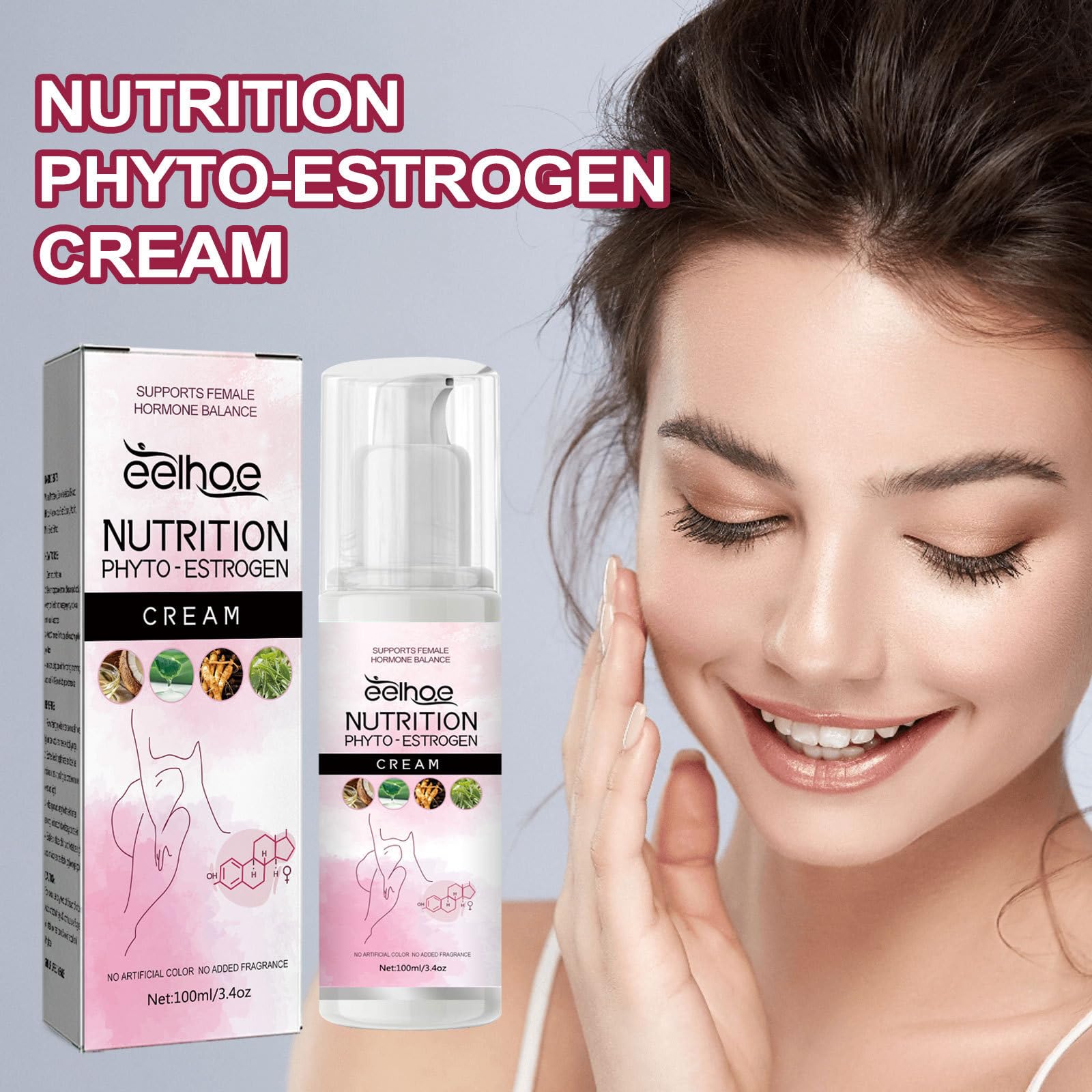 Relief from Mood Swings, Female Menopause, Physical and Mental Fatigue, Restorative Cream DRYIC