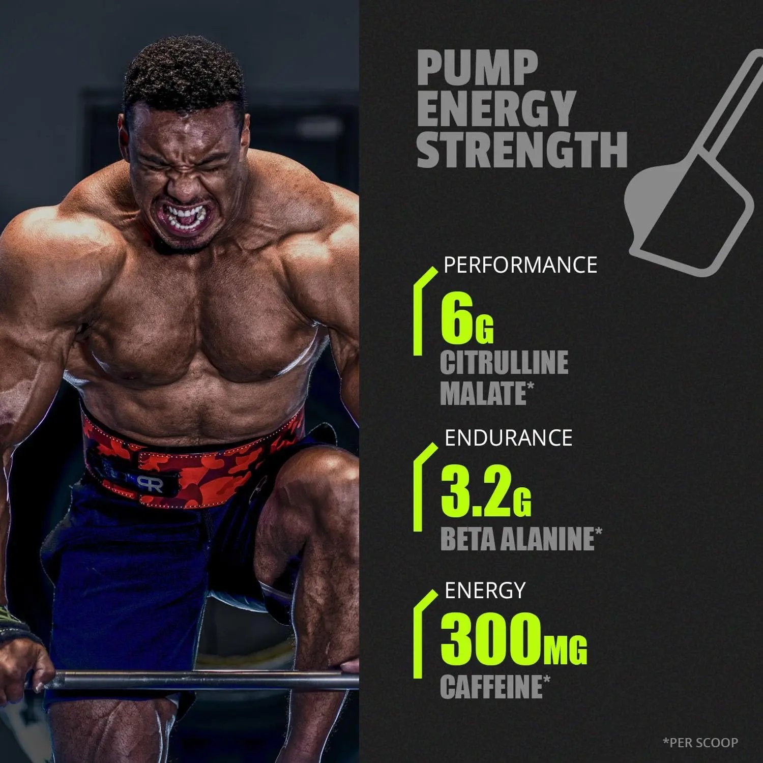 Larry Wheels' PR Preworkout - Enhance Performance with 6g Citrulline, 3.2g Beta Alanine, 300mg Caffeine - Powerful Pre-Workout Supplement for Men & Women - 20 Servings, Larry's Punch Flavor