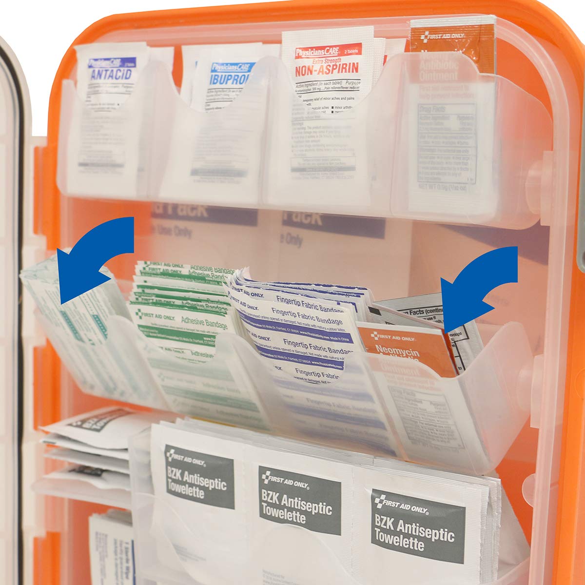 336 Piece First Aid Kit, Plastic Case 24/7 First Aid