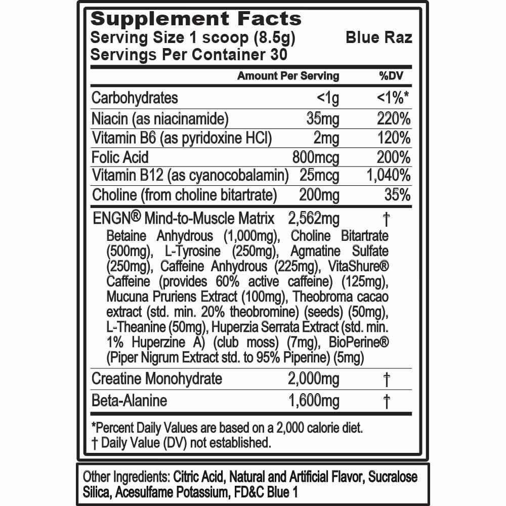 EVL Intense Pre Workout with Creatine - Pre Workout Powder Drink for Lasting Energy Focus Evlution