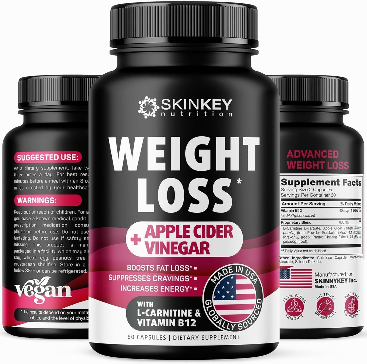 Weight Loss Pills for Women - Fat Burner Diet That Work Fast & Men Made in USA