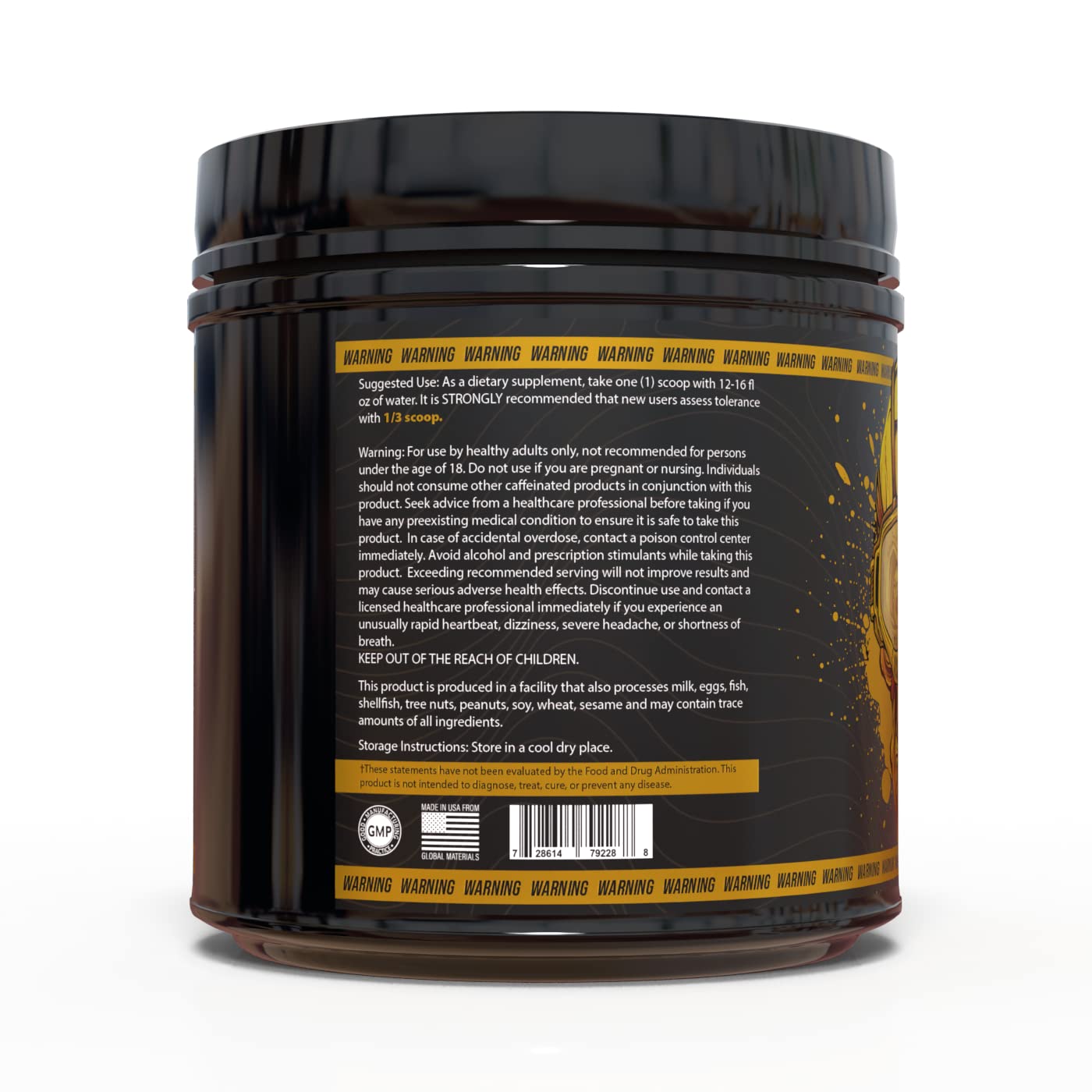 OVERDOS3D Pre-Workout Powder | Ultra-High Dosage | for Advanced Users ONLY Heath Secret