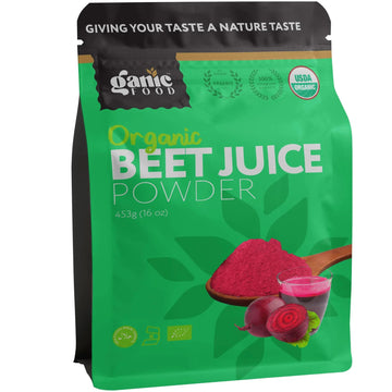 Ganic Food Organic Beet Root Juice Powder, 16 Ounces