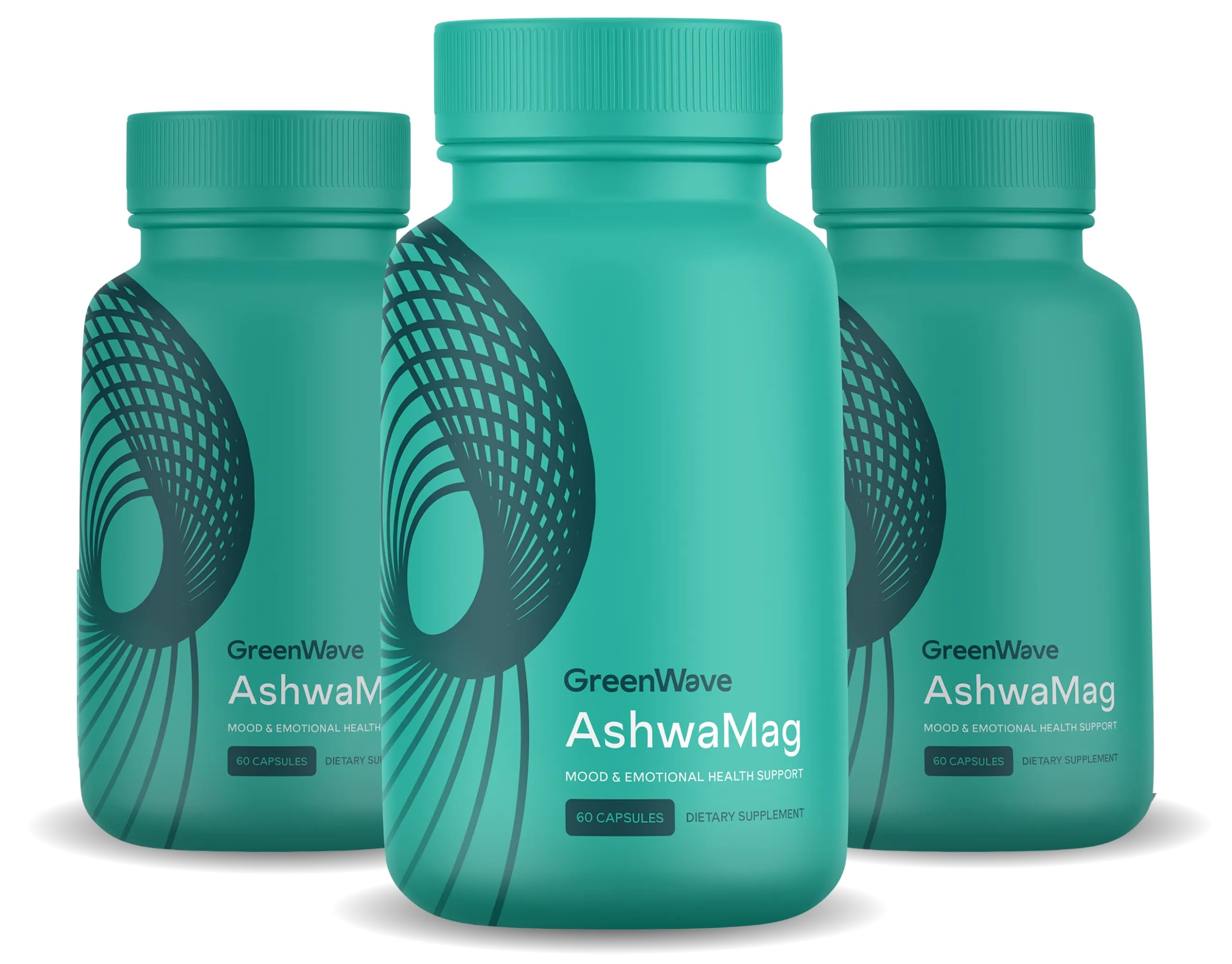 AshwaMag by GreenWave Nutrition | 5 Clinically Studied Ingredients | Happier & Motivated