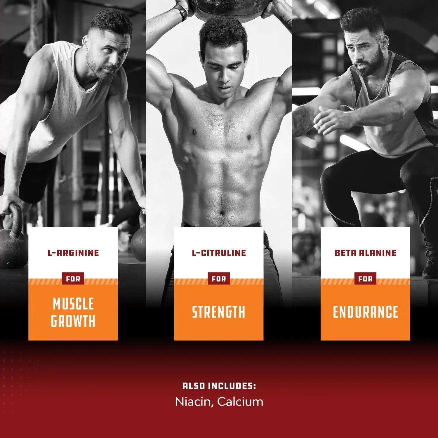 Nitric Oxide Support Pills - Natural Workout Supplement & Exercise Enhancer - Boost Energy Strength Recovery Muscle Builder - Pure L-Arginine & L-Citrulline Amino Acid Capsules - by Natures Craft