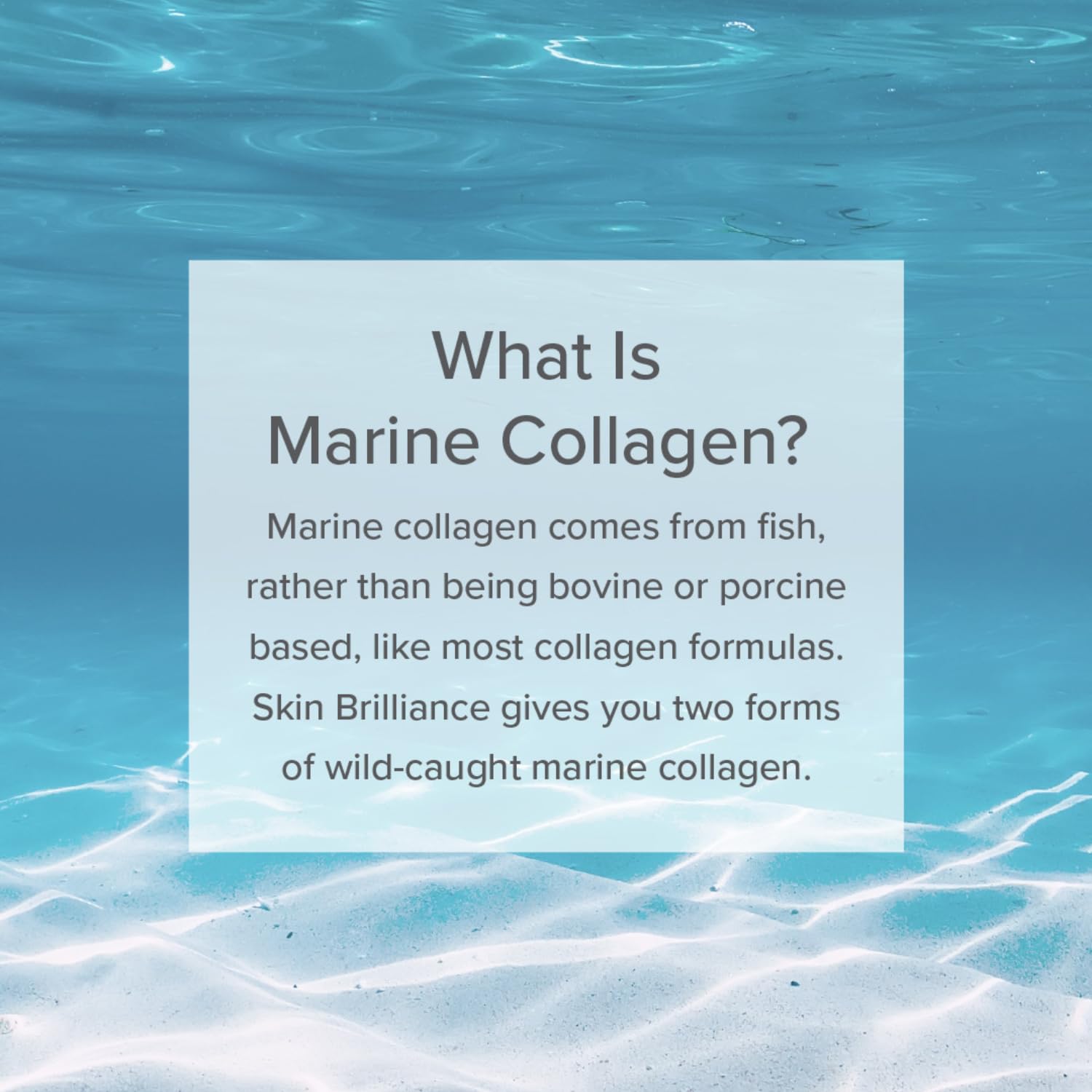 Serovital Skin Brilliance Marine Collagen – Hydrolyzed Marine Collagen Peptides Serovital