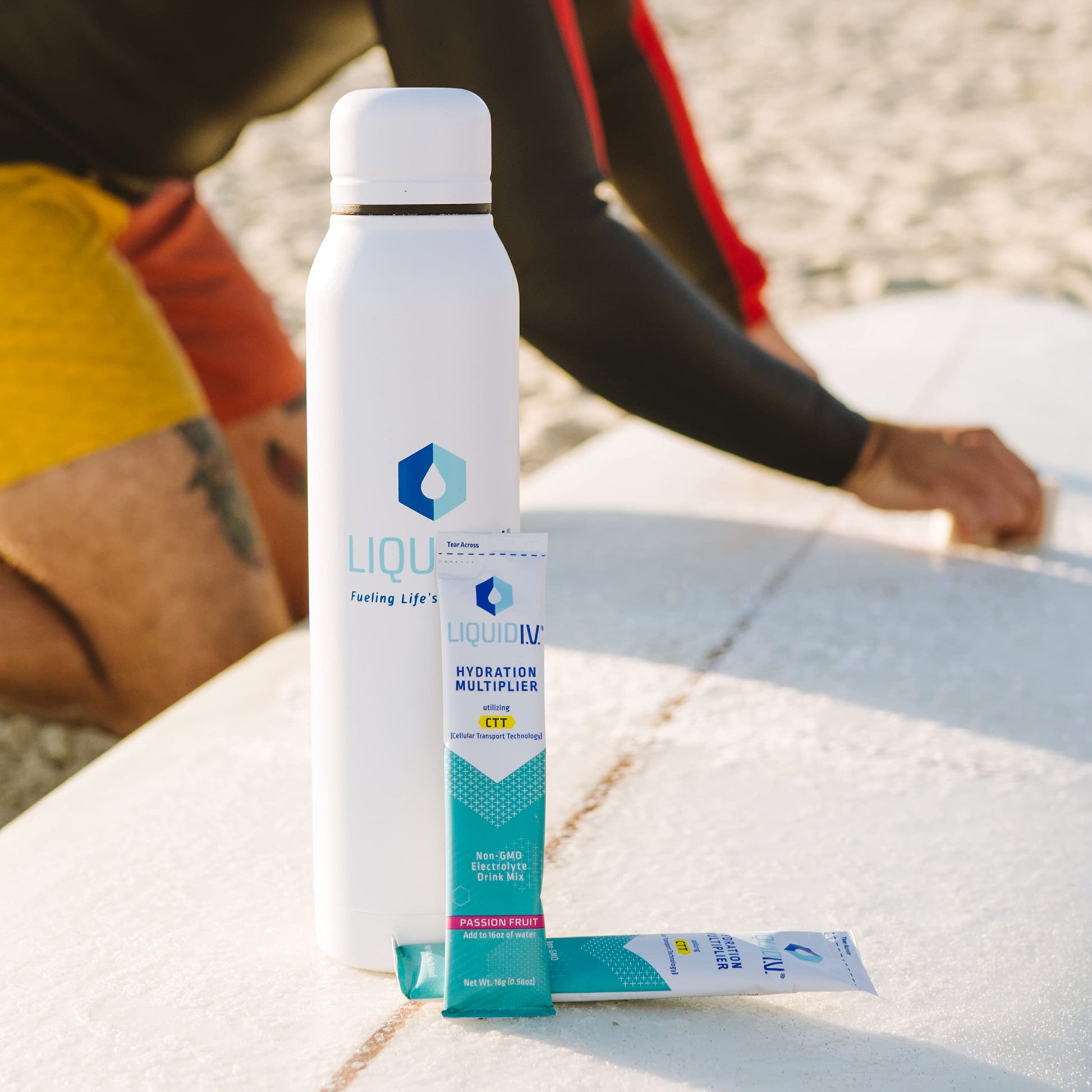 Liquid I.V. Hydration Multiplier - Passion Fruit - Hydration Powder Packets | Electrolyte Liquid I.V.