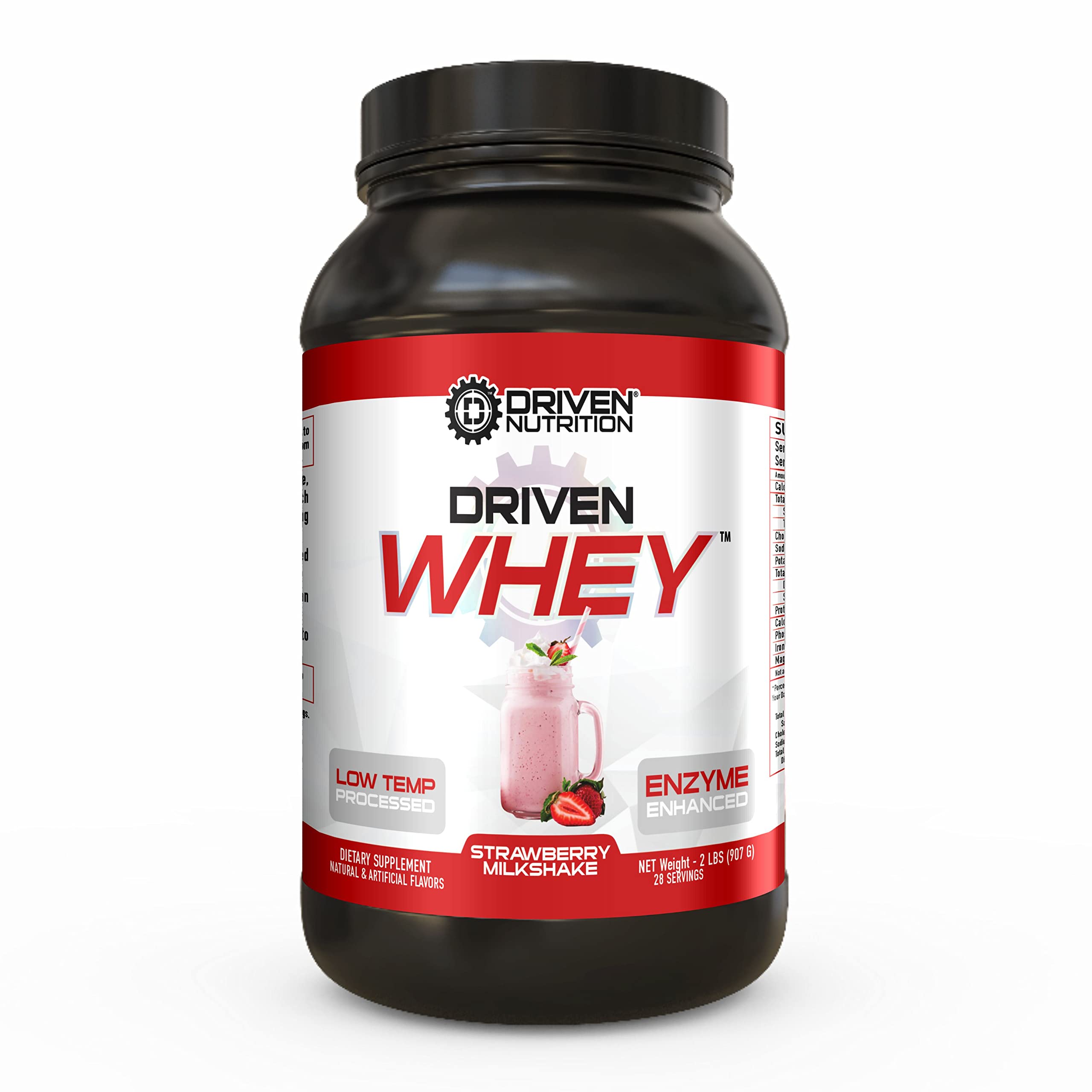 Driven WHEY- Grass Fed Whey Protein Powder: Delicious, Clean Protein Shake- Improve