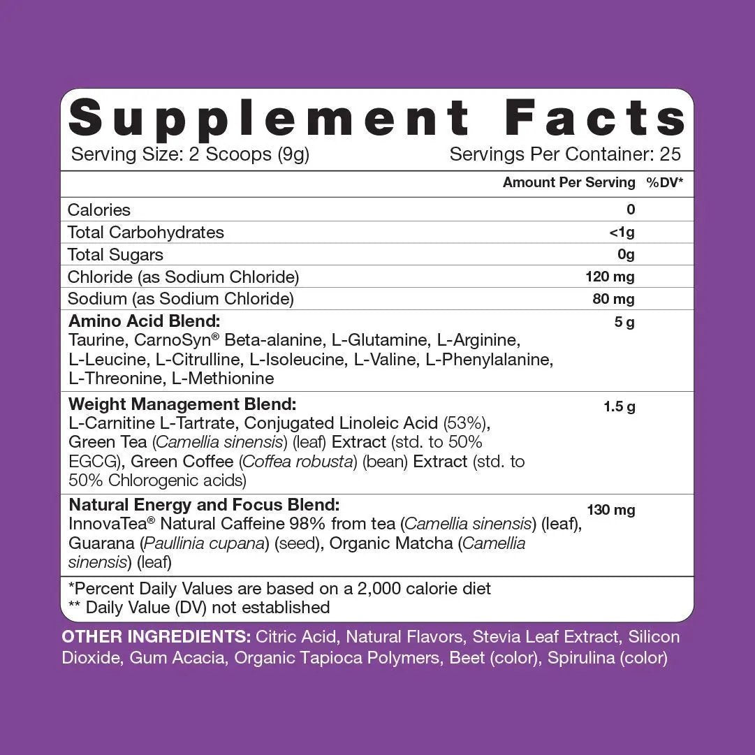 RSP NUTRITION Vegan AminoLean Pre Workout Energy (Acai 25 Servings) with AminoLean Recovery Post Workout Boost (Blood Orange 30 Servings)