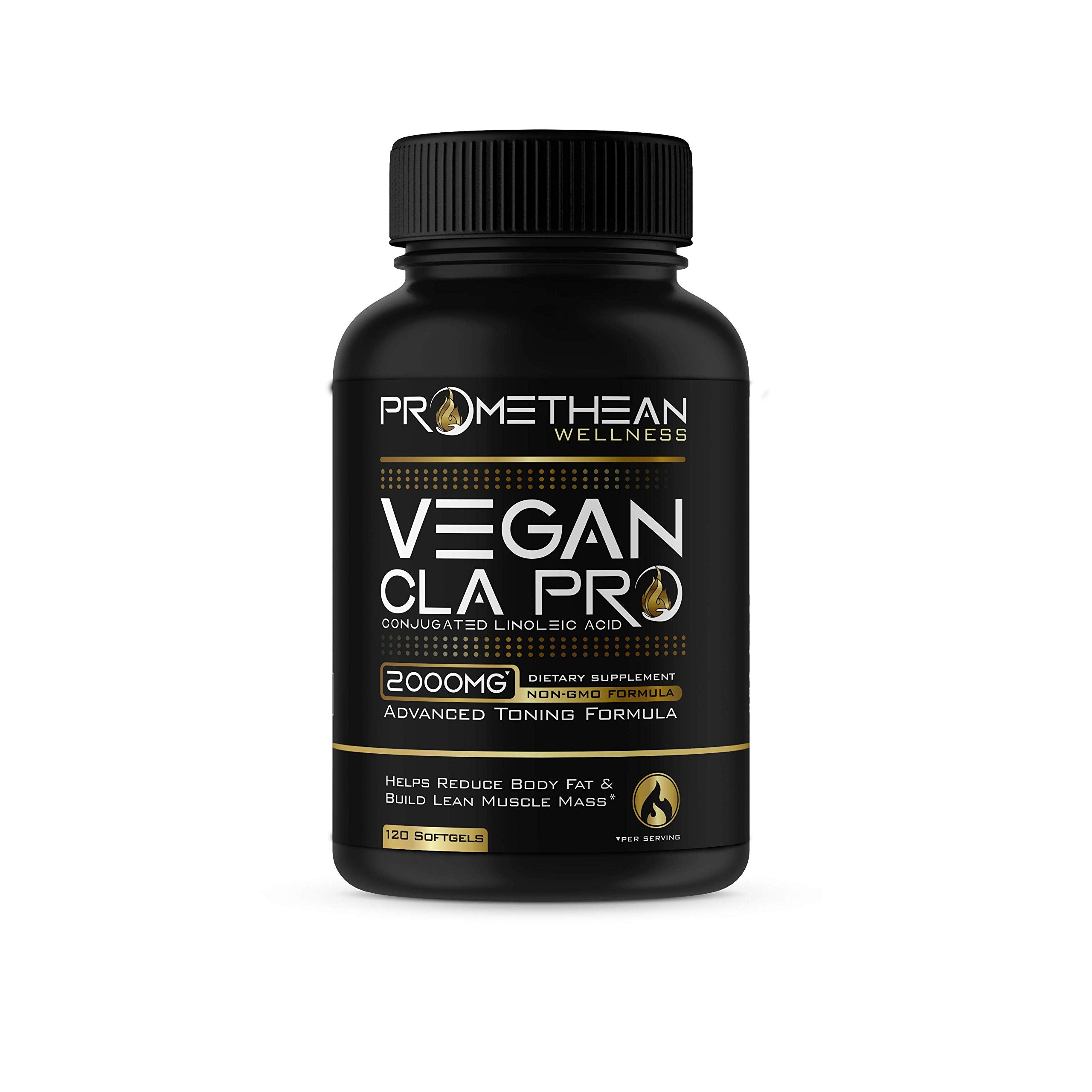 Vegan CLA Pro 2000 mg Pure Premium CLA Safflower Oil Conjugated Linoleic Acid Best