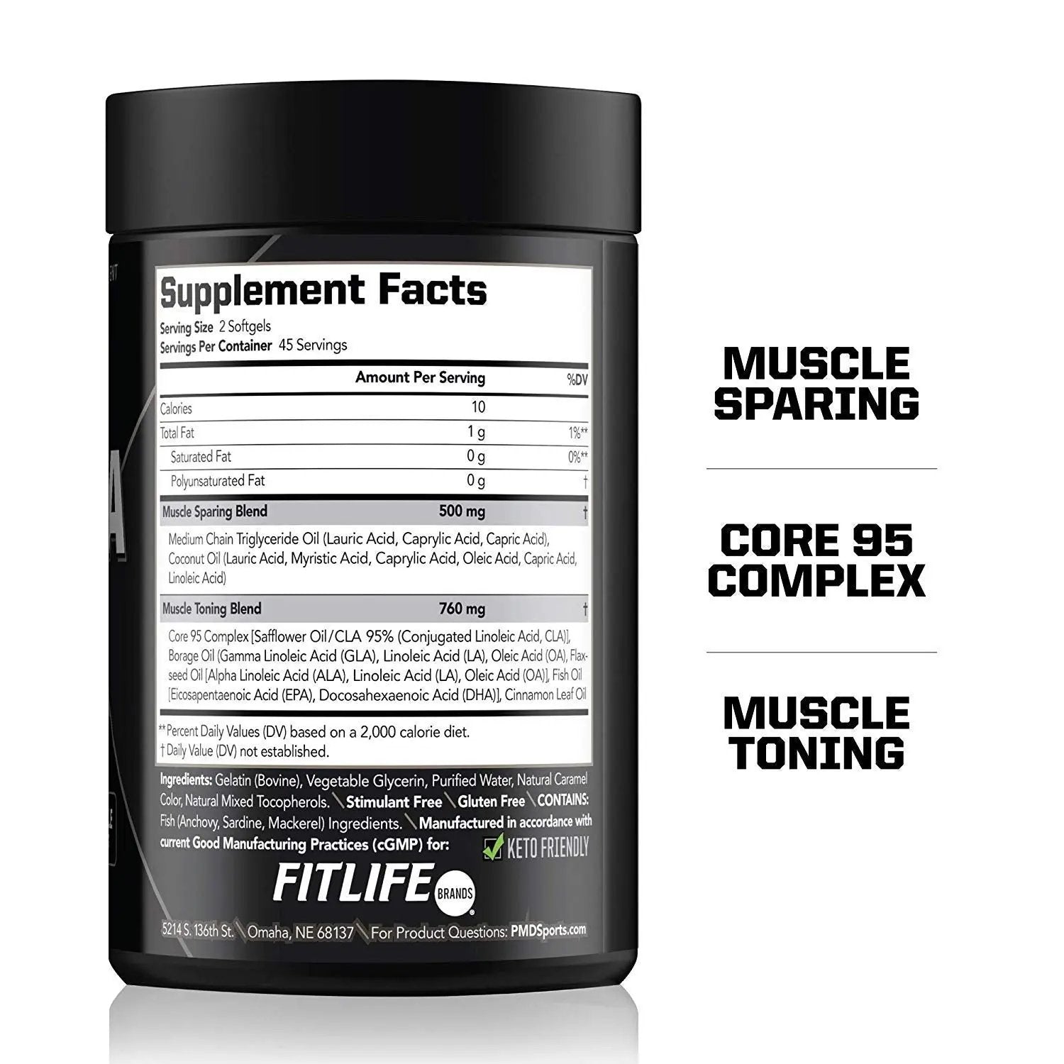 PMD Sports Ultra Pump Fuel Insanity - Pre Workout – Pink Lemonade (30 Servings) Sports Omega Cuts Elite Thermogenic Fat Burner (90 Softgels)