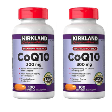 CARZIX CoQ10 300mg,100 Softgels-Helps Maintain Healthy Blood Pressure,Romotes
