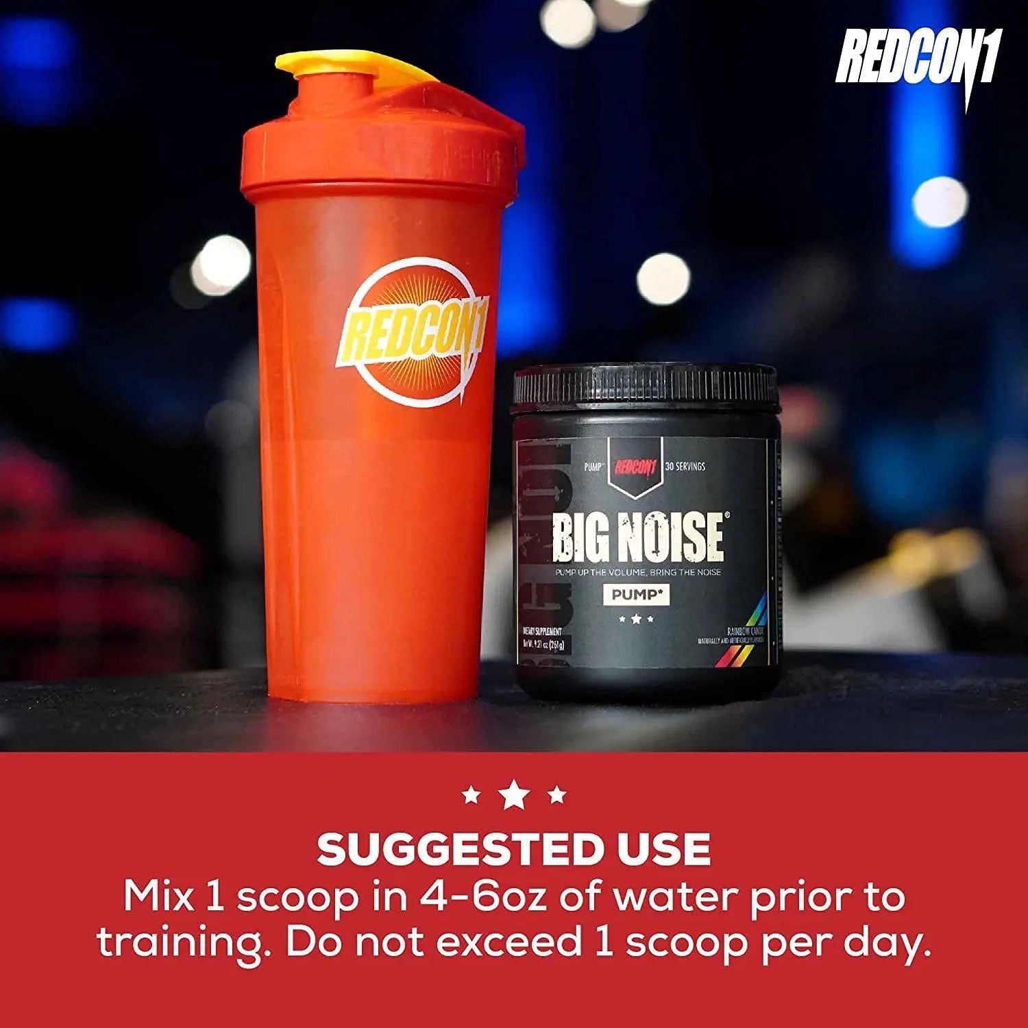 REDCON1 Total War Preworkout (Tiger's Blood) & Big Noise Non-Stim Preworkout Powder (Watermelon) Stack - Pre Workout Duo for Energy, Focus & Endurance - Keto (2 Products, 30 Servings Each)