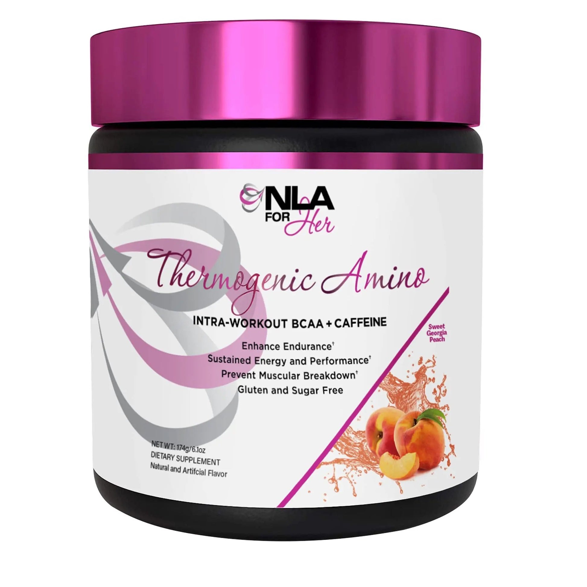 NLA for Her Pre/Intra Workout Stack (Includes Her Thermogenic Amino Georgia Peach and Uplift Pre Workout Raspberry Lemonade)