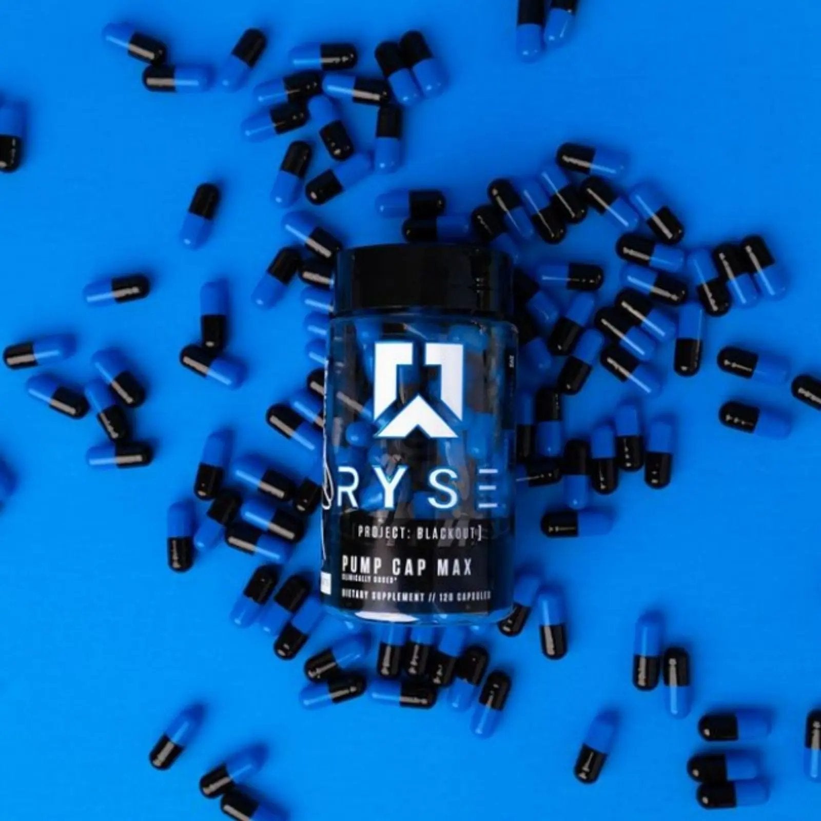 RYSE Up Supplements Project Blackout Pump Cap Max | Stimulant Free Pump Formula RYSE Up Supplements
