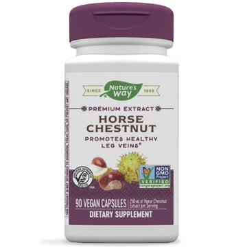 Nature's Way Standardized Horse Chestnut, Premium Extract for Healthy Veins and Blood