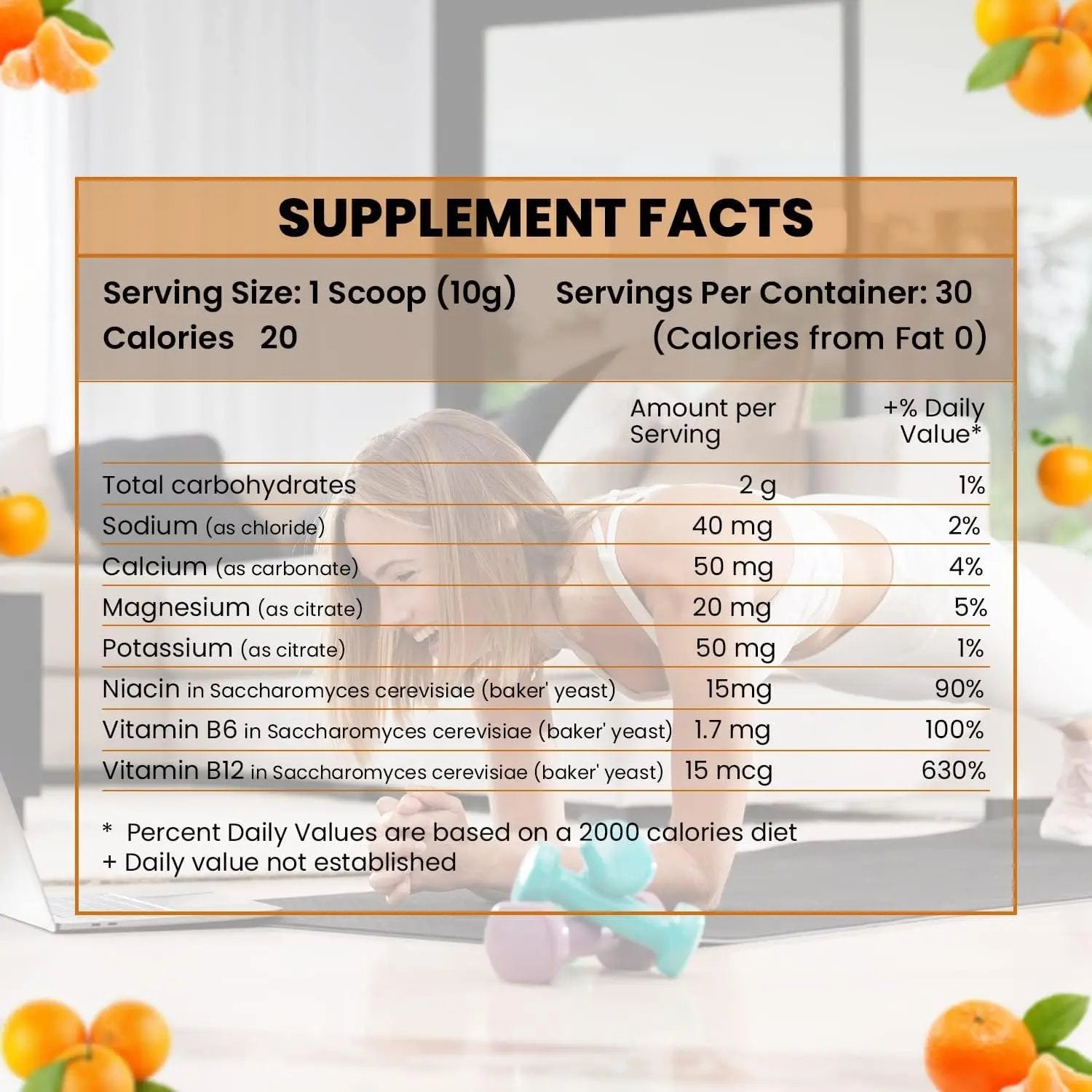 EnergyFirst Prefuel Pre-Workout Powder, Orange Flavor, Boost Energy, Creatine Monohydrate Powder with Amino Acids, L-Tyrosine, Green Tea & Caffeine, Immune Support - 30 Servings