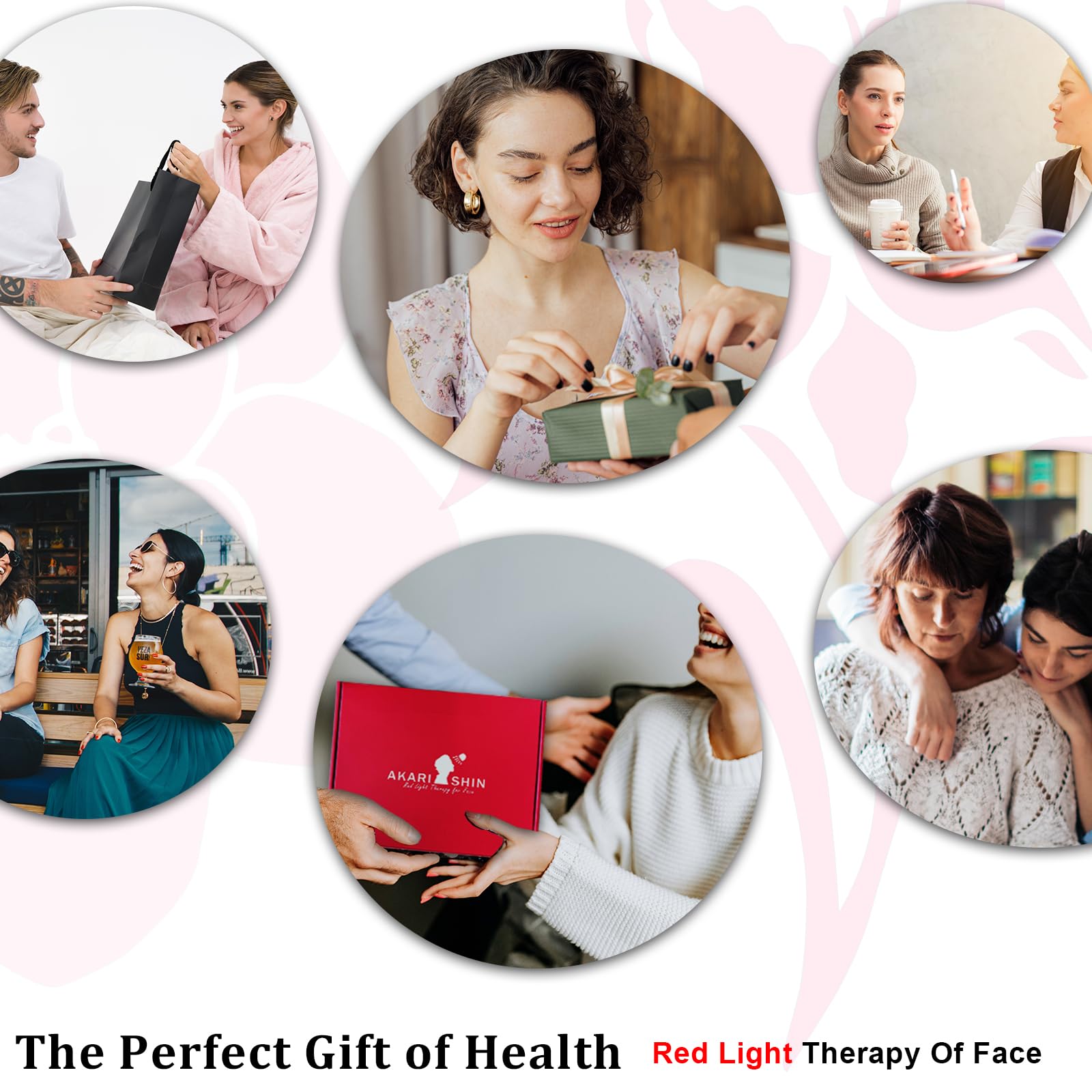 Akarishin Red Light Therapy Lamp - Boost Skin Vitality and Ease Muscle Soreness with Adjustable Stand Akarishin