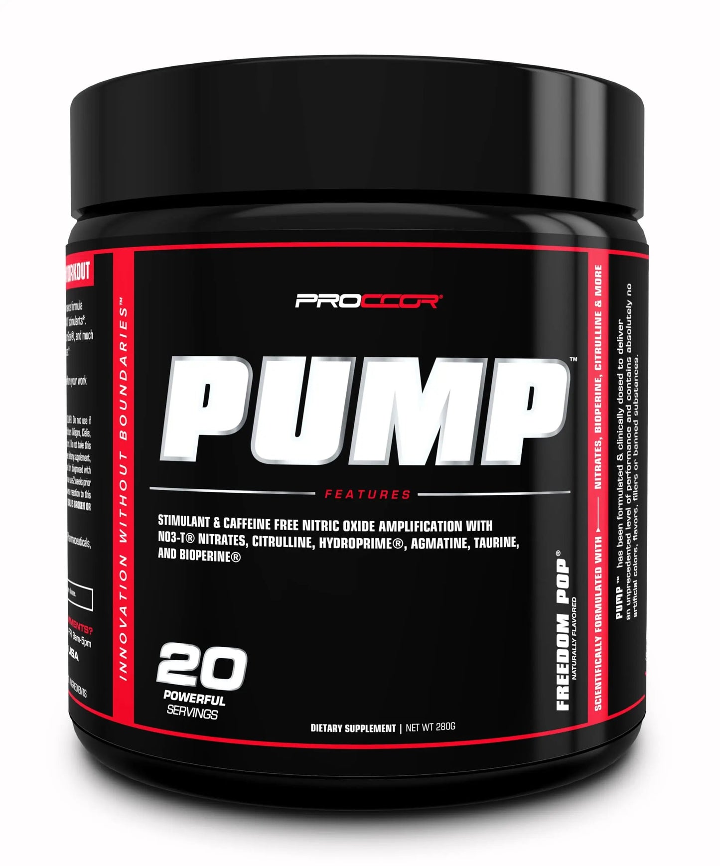 PROCCOR Pump - Stim Free, Fully Clinically Dosed, Scientifically Formulated Performance