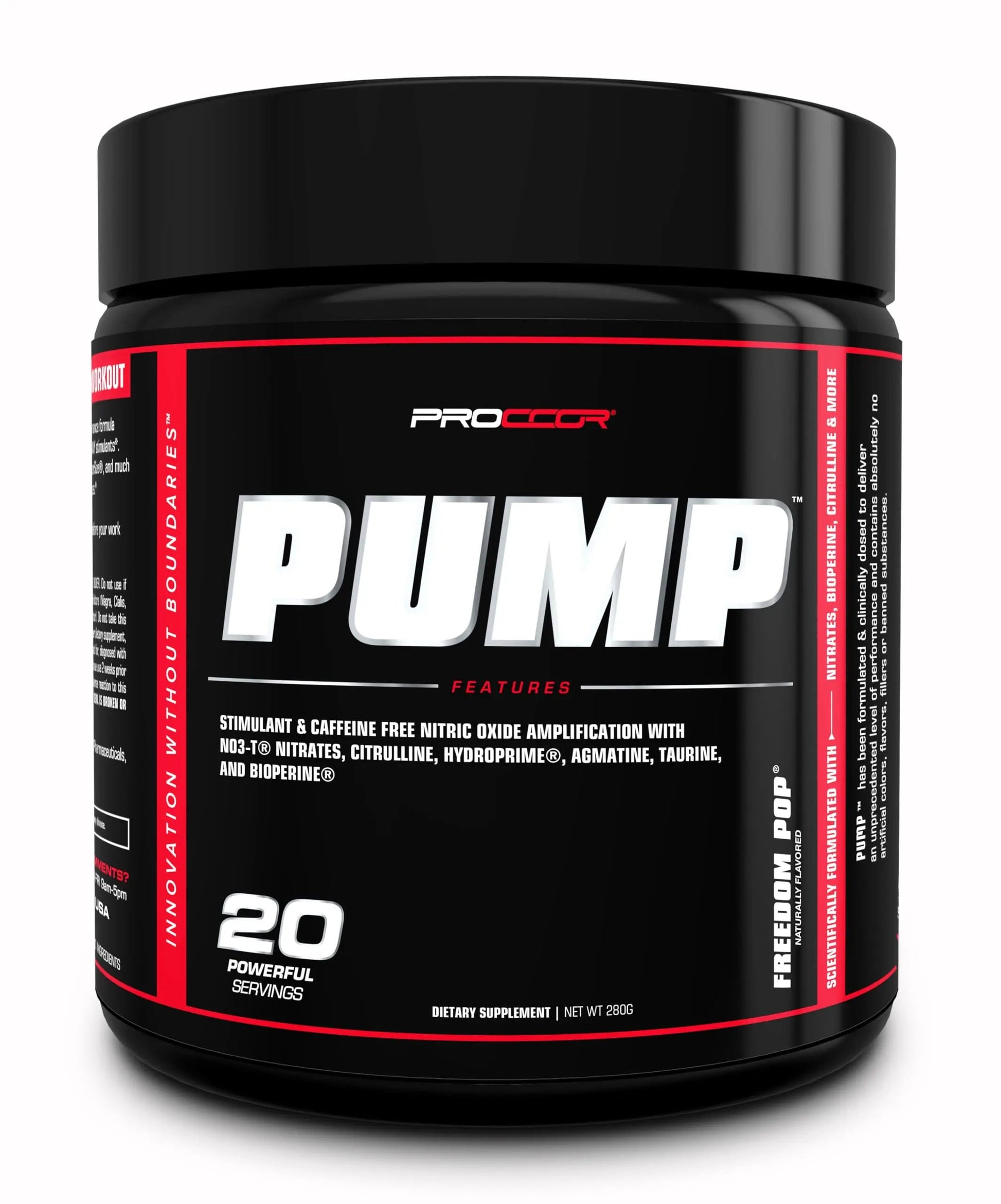 PROCCOR Pump - Stim Free, Fully Clinically Dosed, Scientifically Formulated Performance