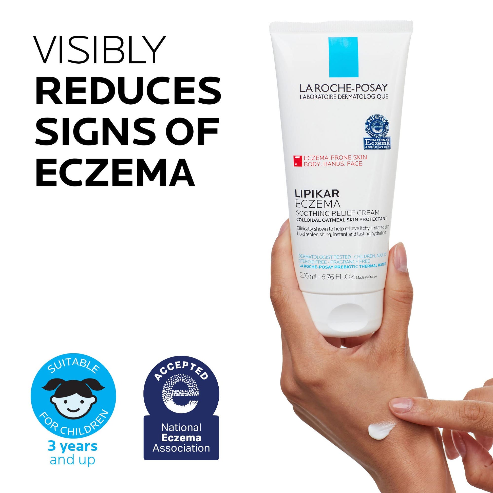 La Roche-Posay Lipikar Soothing Relief Eczema Cream, Face and Body La Roche-Posay