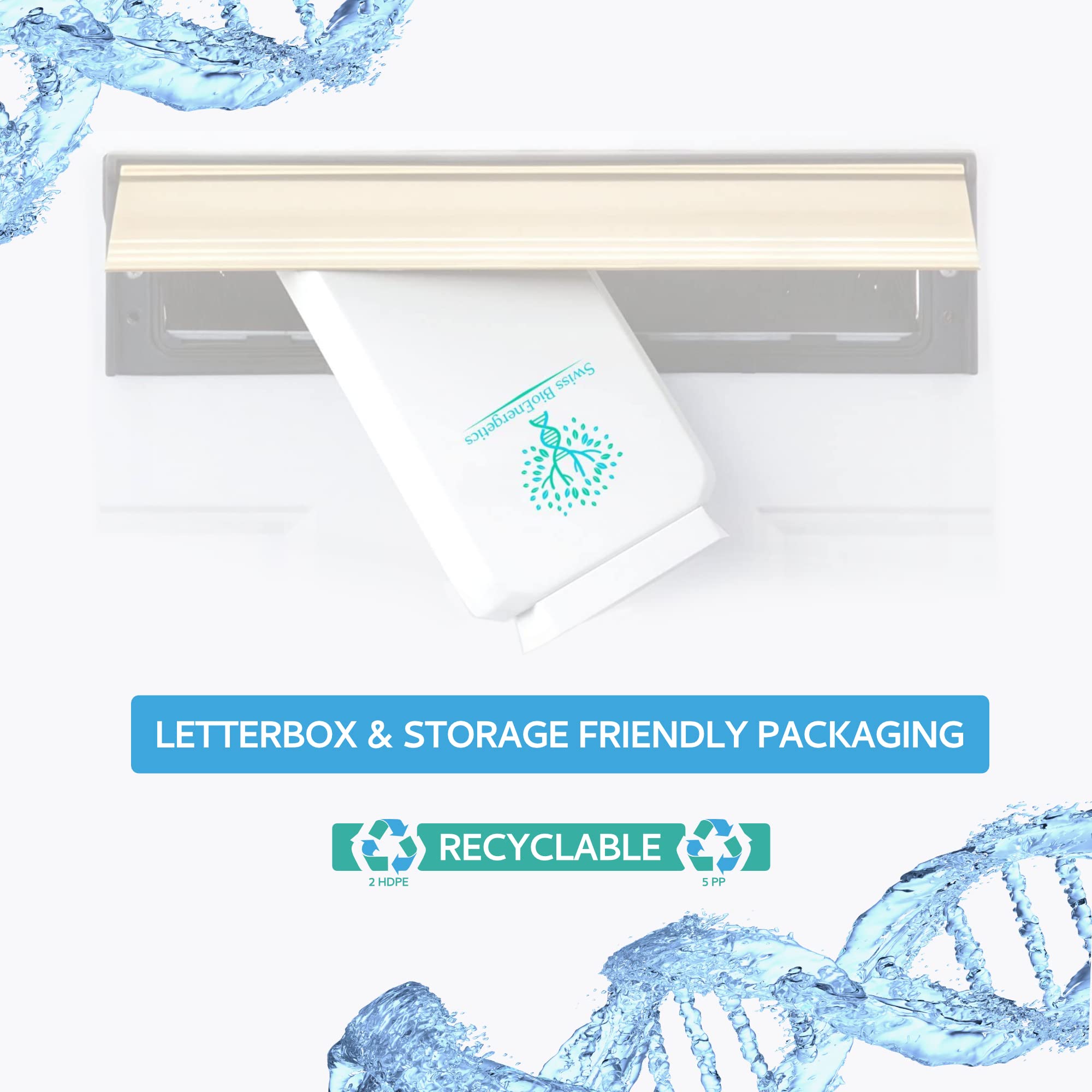 Vegan Collagen & Hyaluronic Acid Complex - 60 Capsules - Effective Skin, Hair & Nails Formula with 500mg swiss bioenergetics