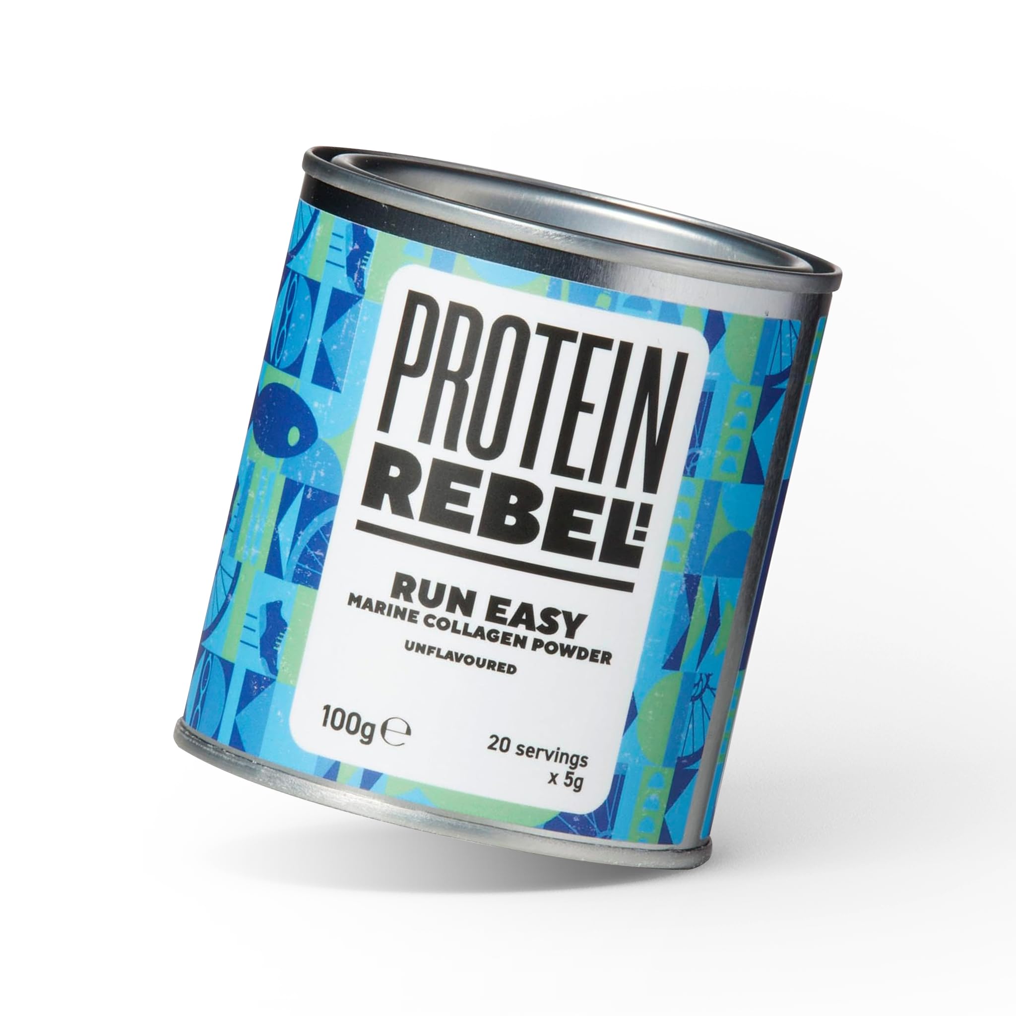 Protein Rebel - Run Easy Marine Collagen Powder for Running, Joint Support - Unflavoured Powder Collagen Protein Rebel