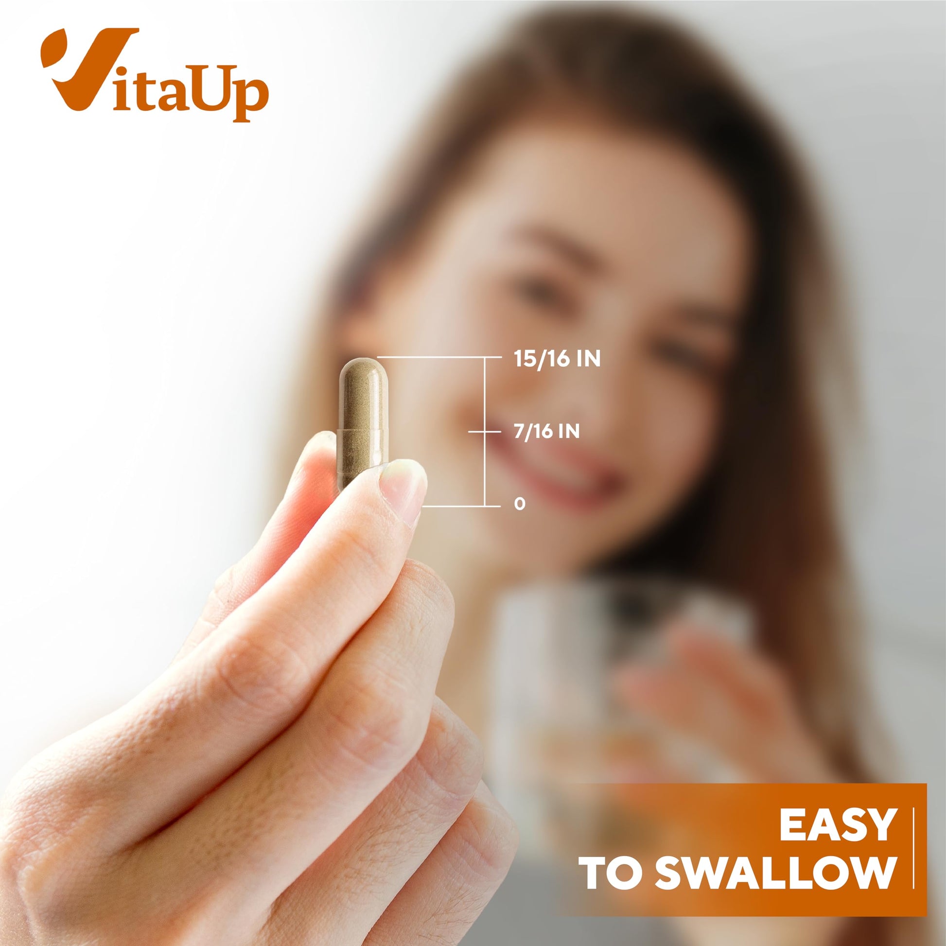 VitaUp Organic Ashwagandha Capsules 1310 mg - USA Made Ashwagandha Supplements VitaUp