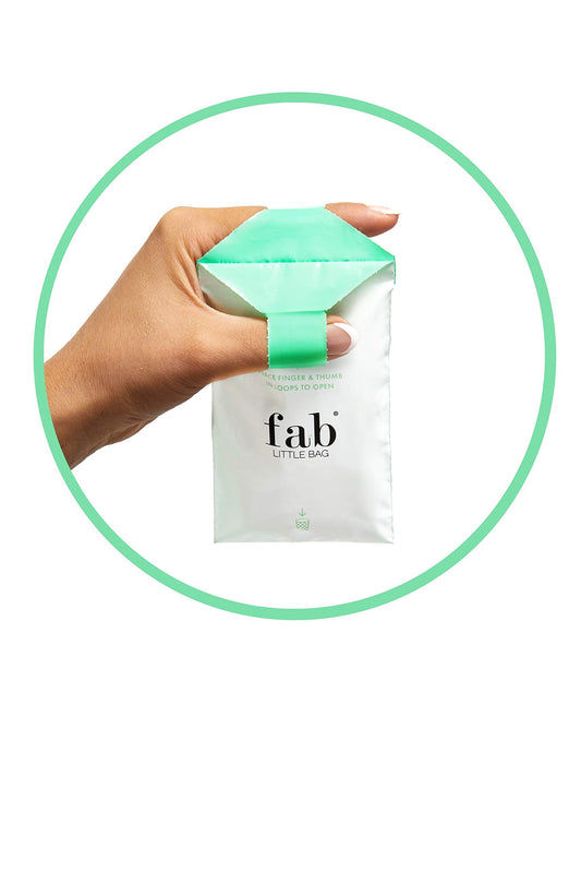 Fab Little Bag Starter Plus Pack - 45 Sanitary Disposal Bags Plus Recyclable Refill Pack
