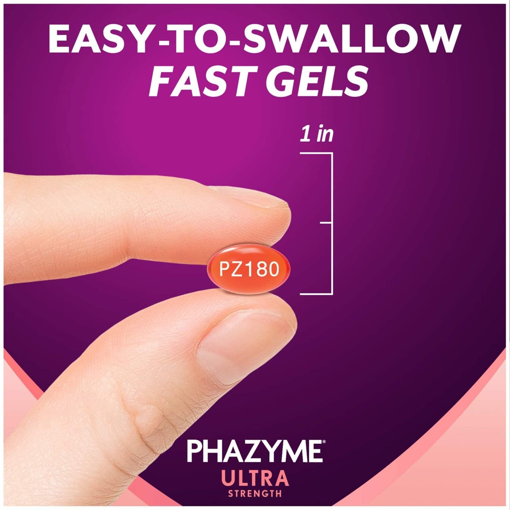 Phazyme Ultra Strength Gas & Bloating Relief, Works in Minutes, 12 Fast Gels, 3 Pack Phazyme