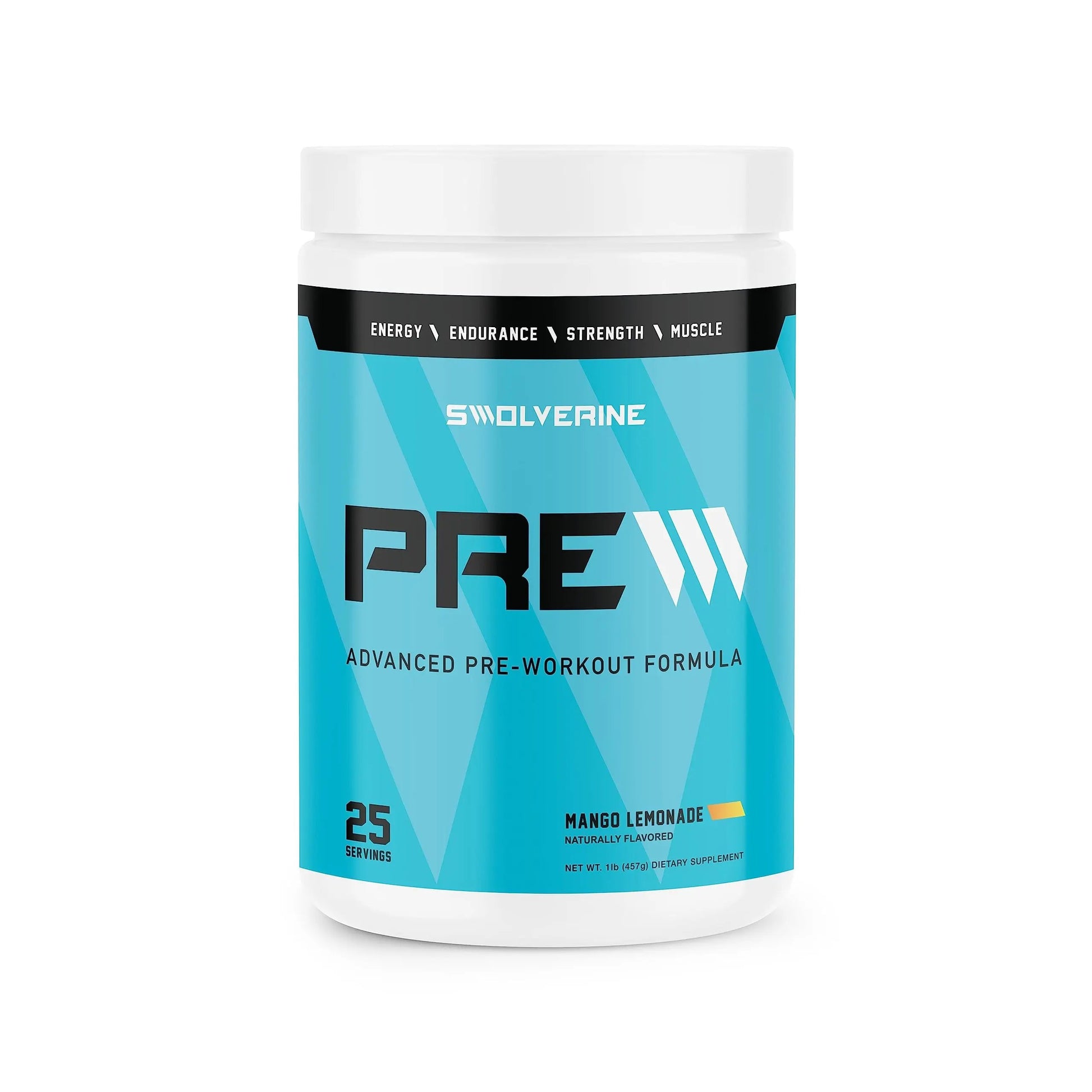 Swolverine PRE-Workout | Citrulline Malate, Carnosyn Beta Alanine, Carnitine, Ginseng