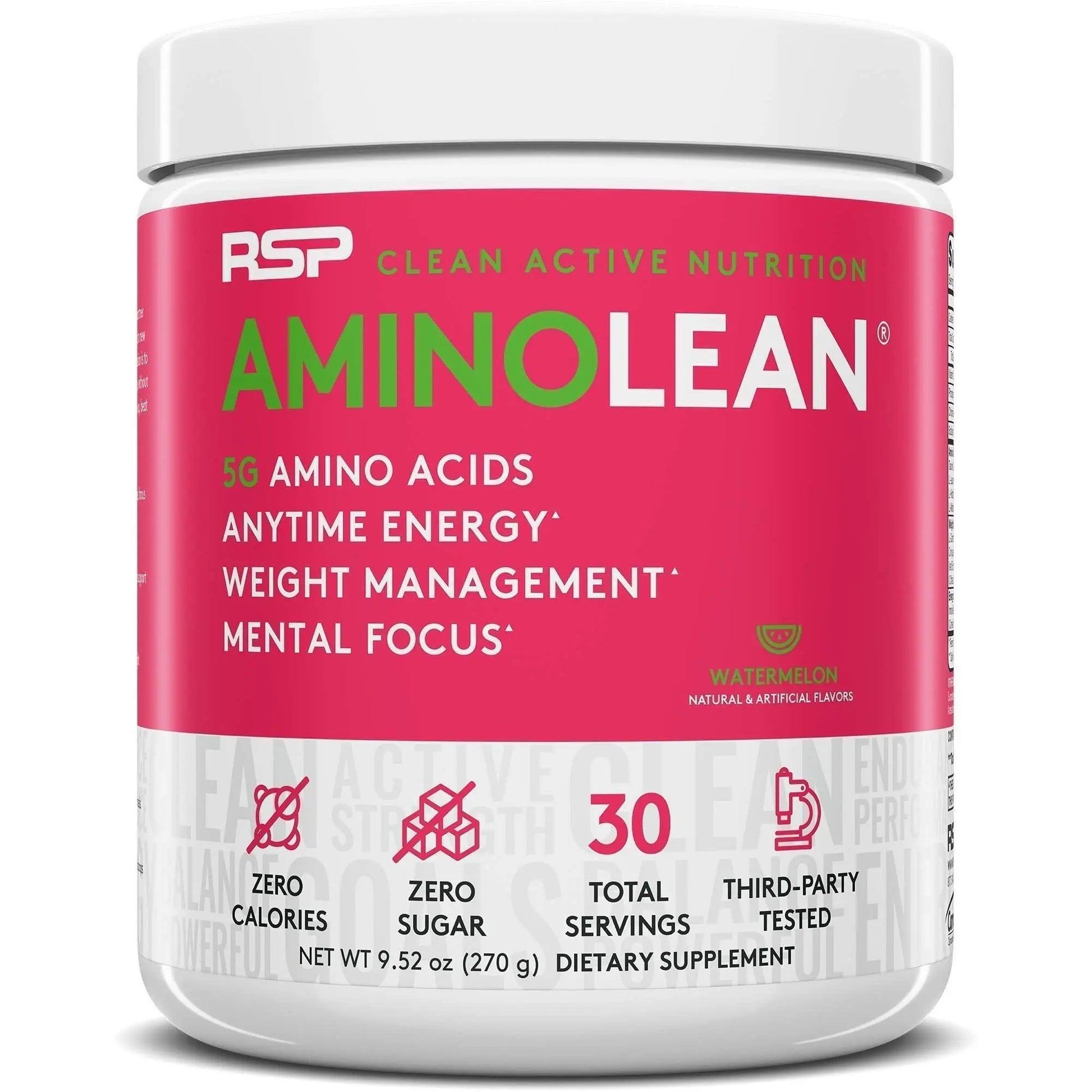 RSP NUTRITION TrueFit Protein Powder (Chocolate 2 LB) with AminoLean Pre Workout Energy (Watermelon 30 Servings)