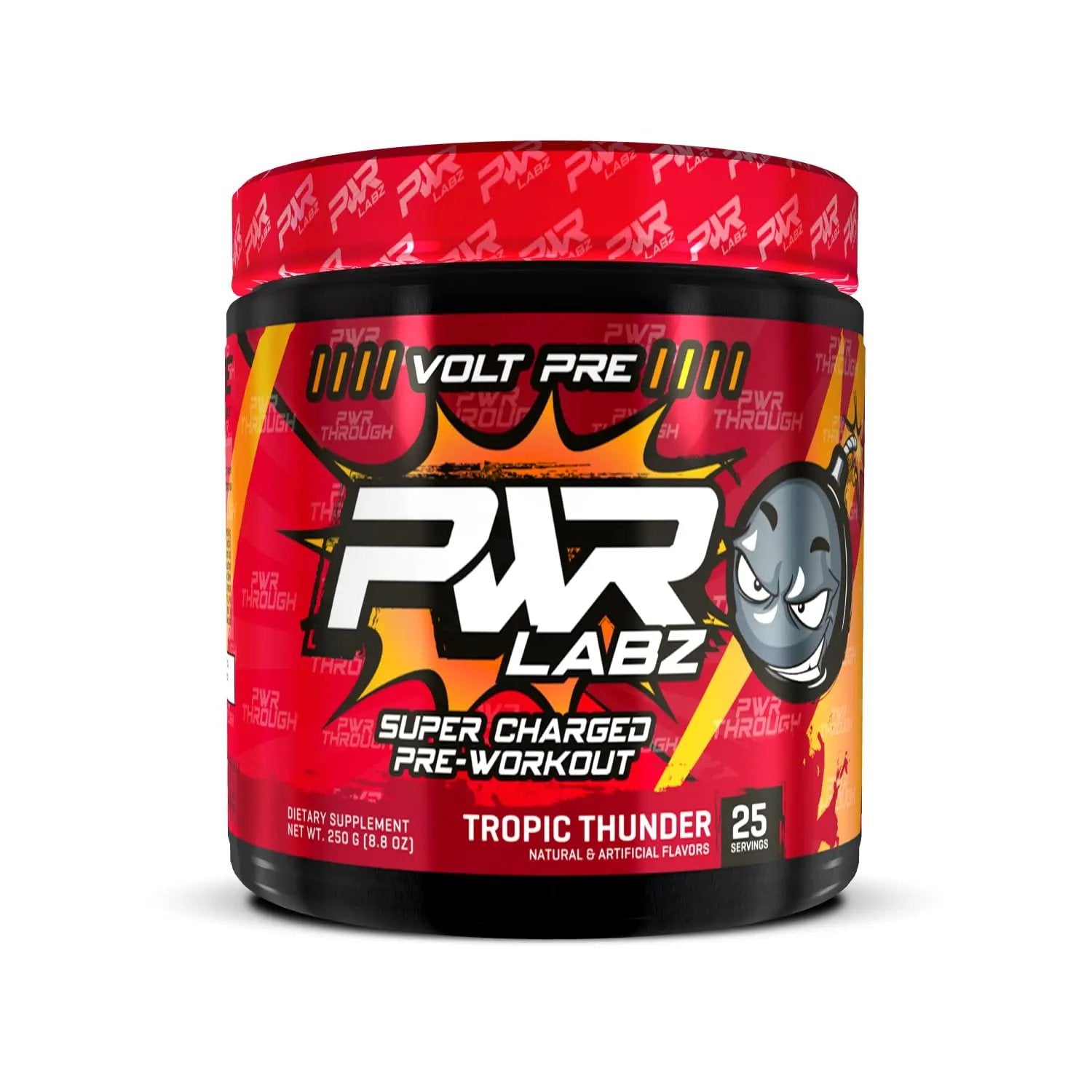 PWR Labz Pre Workout - Pump · Focus · Energy · L-Citrulline, L-Tyrosine, Agmatine, Alpha GPC