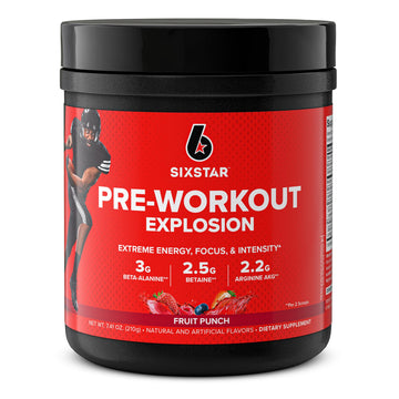 Six Star Pre Workout, PreWorkout Explosion, Pre Workout Powder for Men & Women