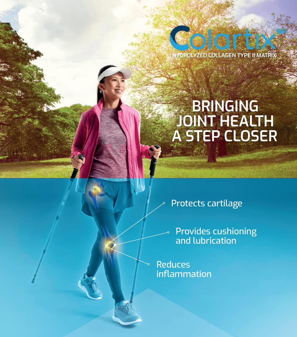 New: Colartix™ Collagen - 120 Capsules - Joint Specific Type II Collagen from Cartilage Time Health