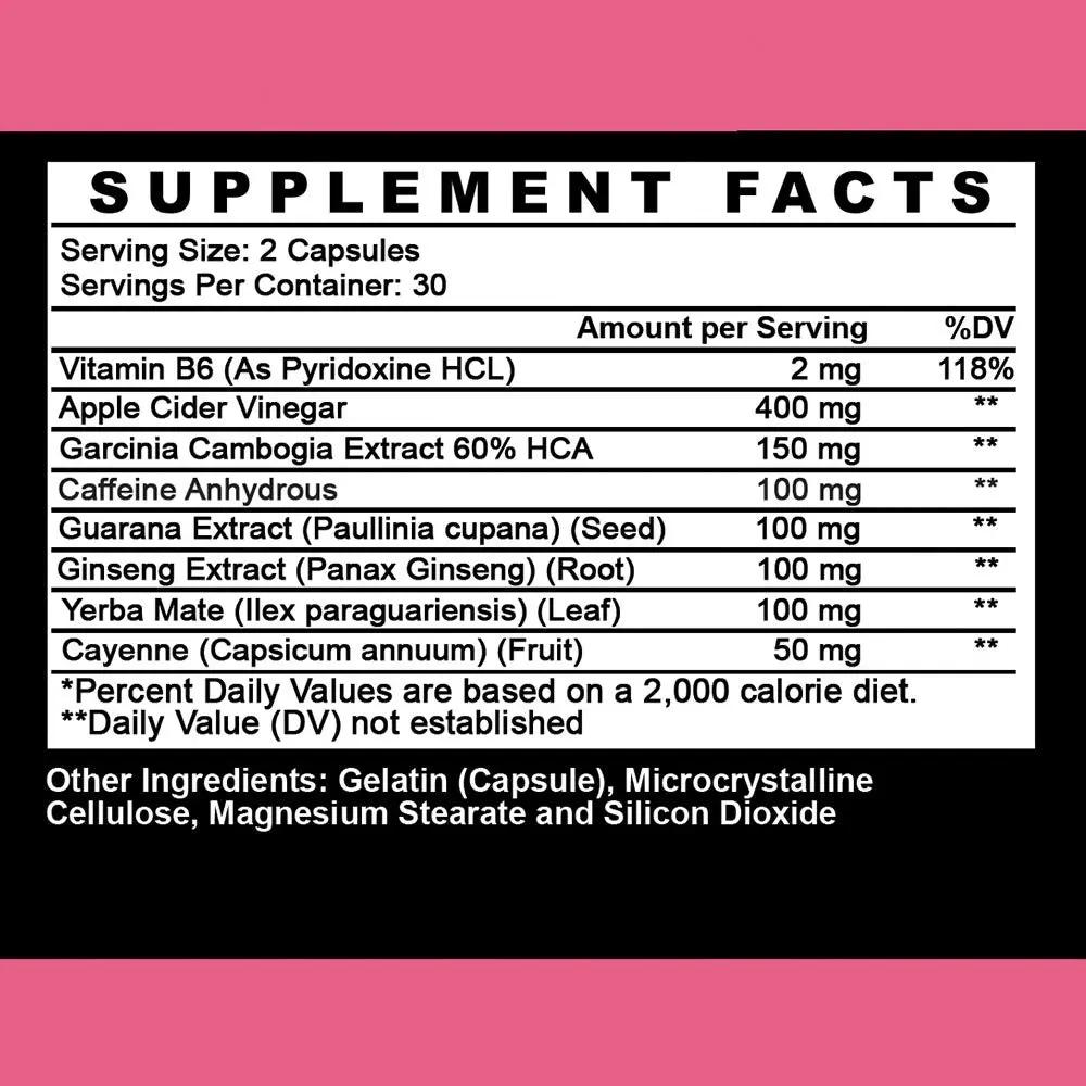 Angry Supplements Monster Girl, Women’s Pre-Workout + Recovery, Apple Cider Vinegar Angry Supplements