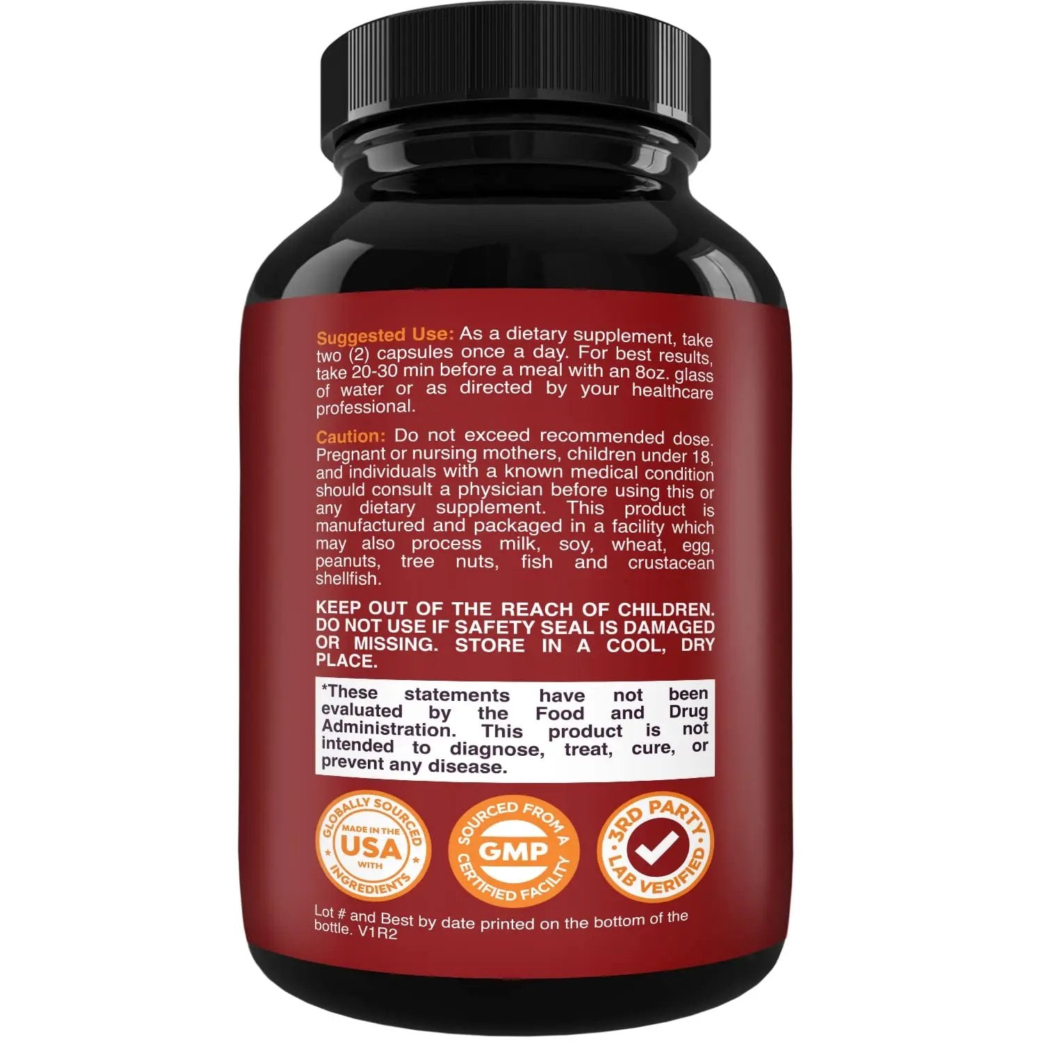 Nitric Oxide Support Pills - Natural Workout Supplement & Exercise Enhancer - Boost Energy Strength Recovery Muscle Builder - Pure L-Arginine & L-Citrulline Amino Acid Capsules - by Natures Craft